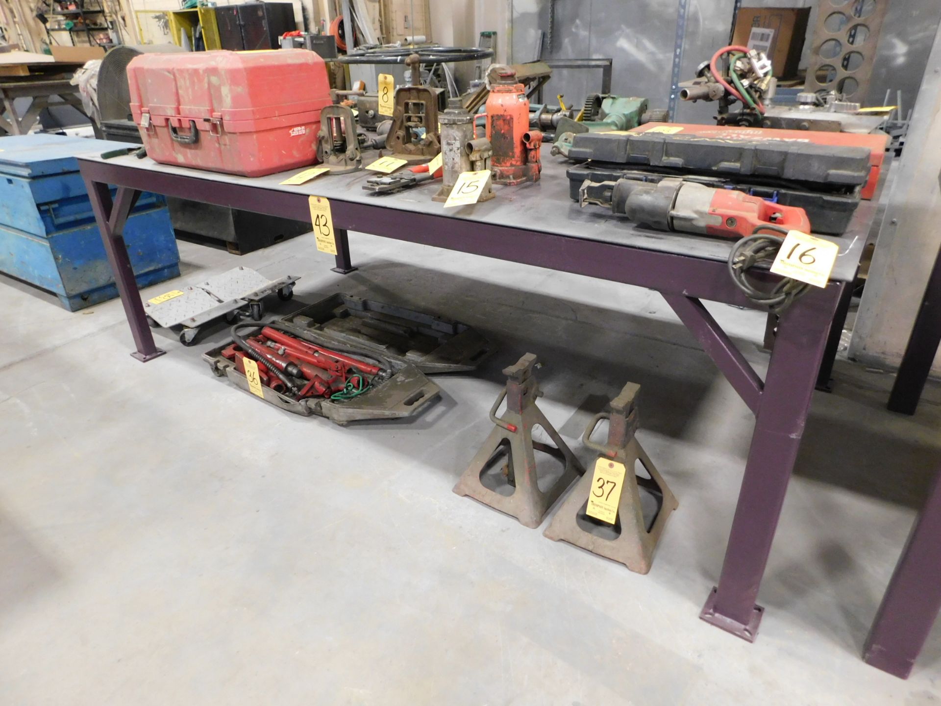 4 Ft. X 8 Ft. Steel Welding Table, 1/4 In. Steel Top