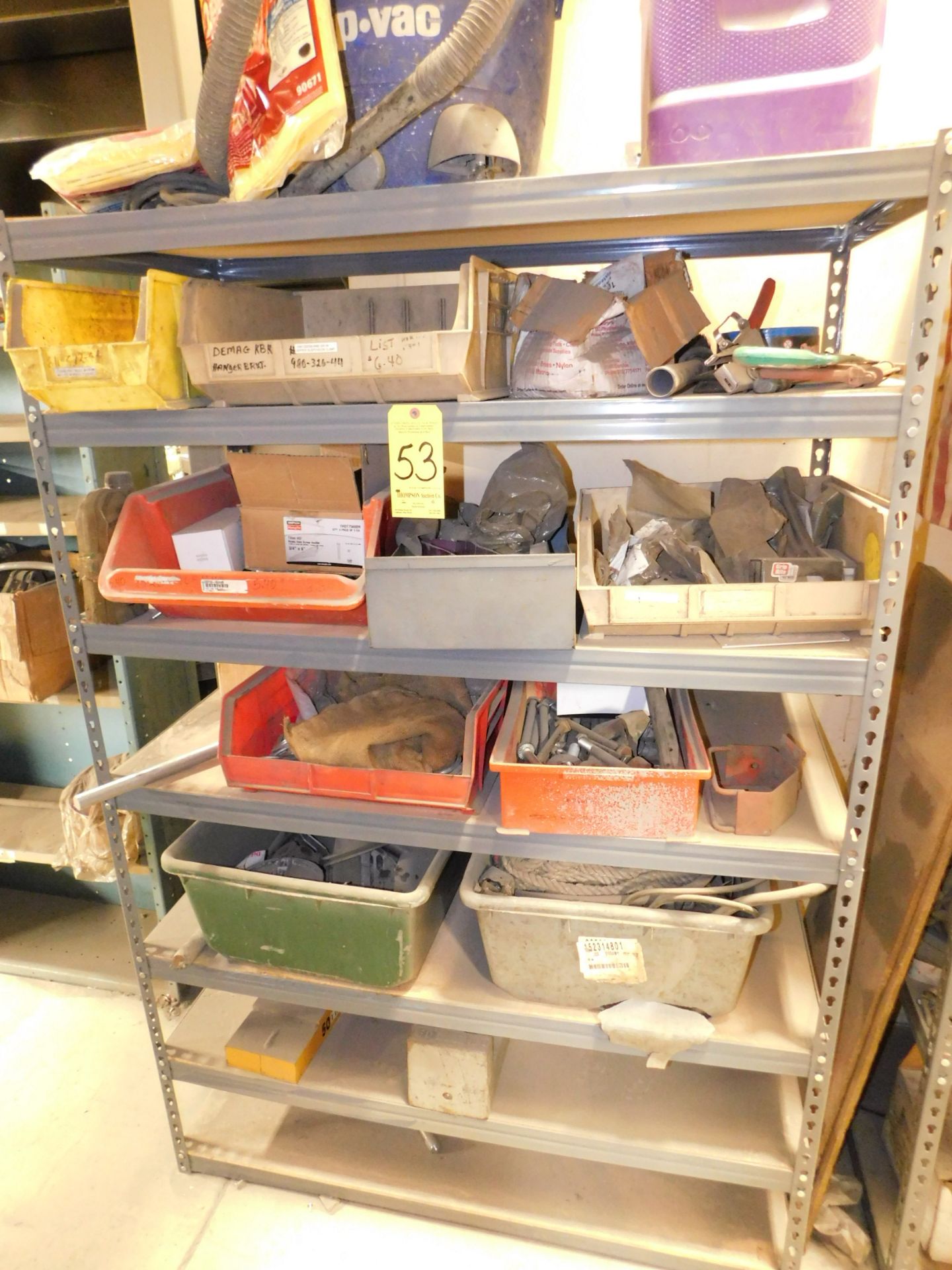 Shelving and Contents