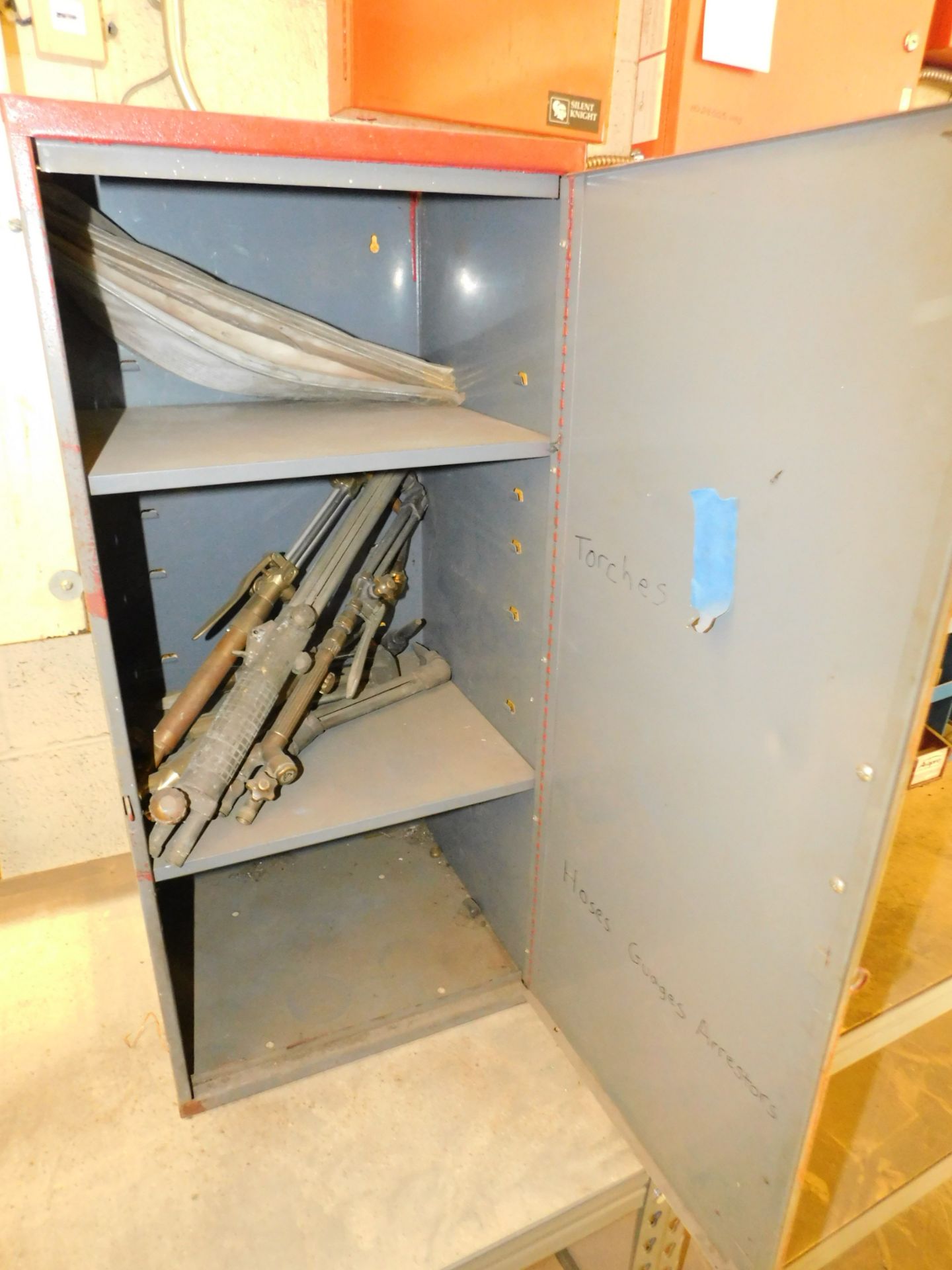 Cabinet with Torches