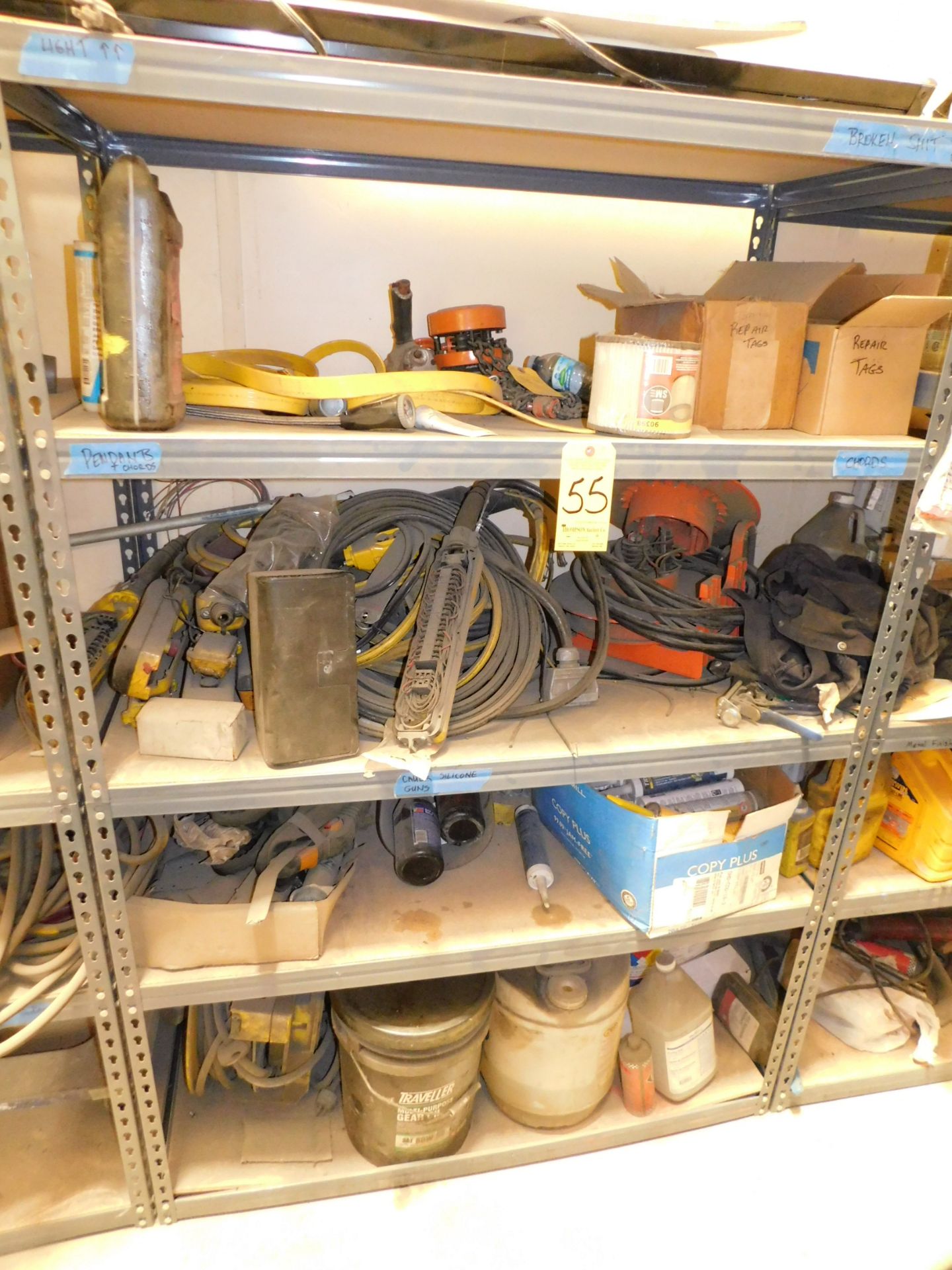 Shelving and Contents