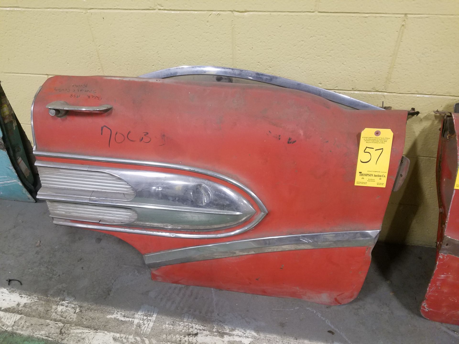 1958 Buick Century Special Right and Left Rear Doors - Image 2 of 2