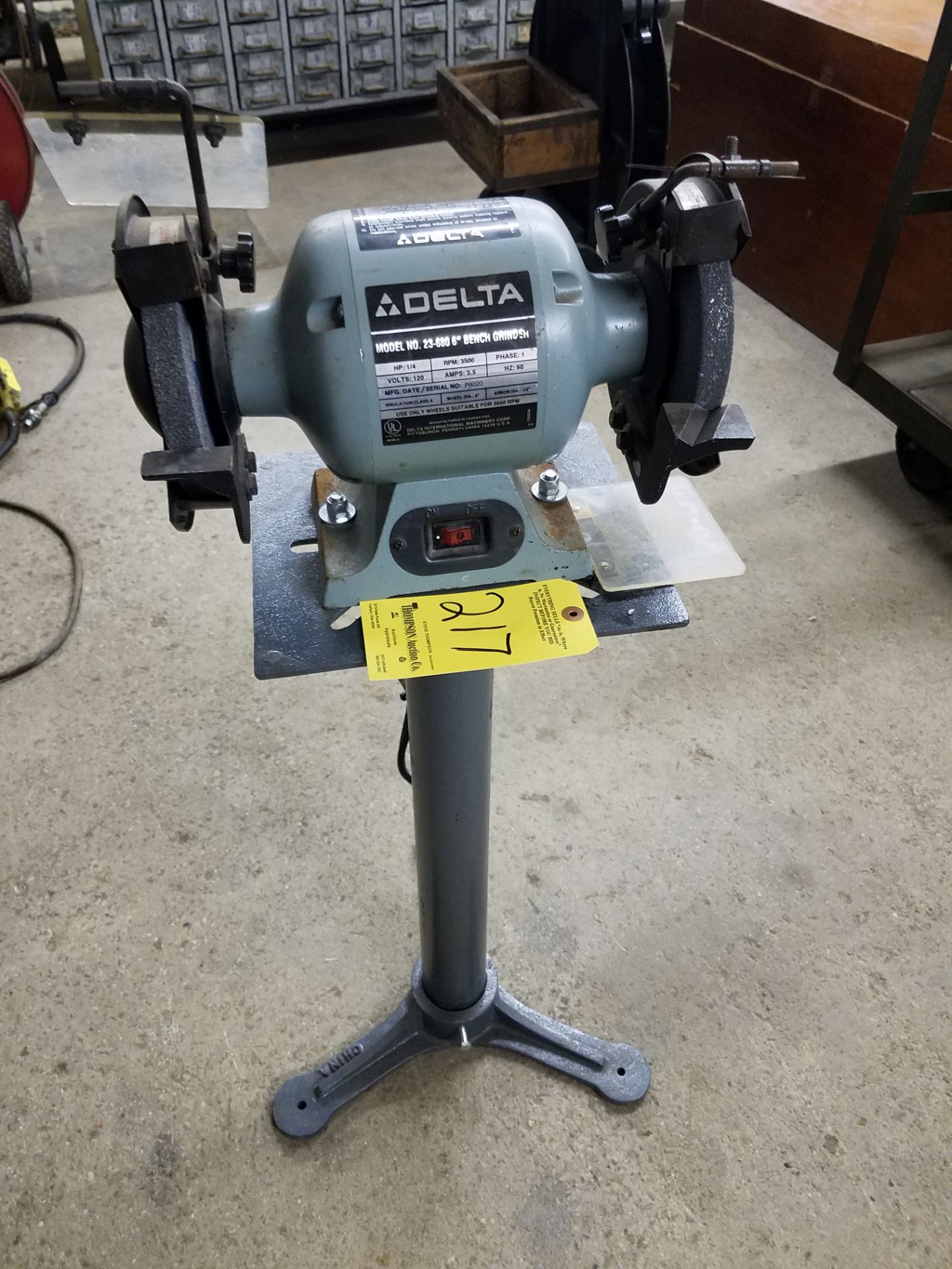 6 Inch Bench Grinder, 110/1/60 AC