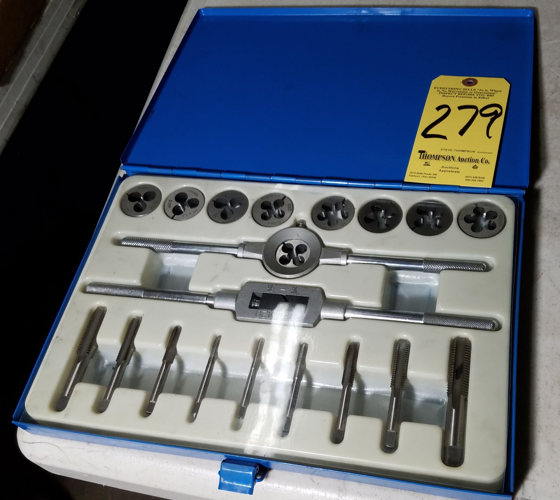 20 Piece Metric Tap and Die Set