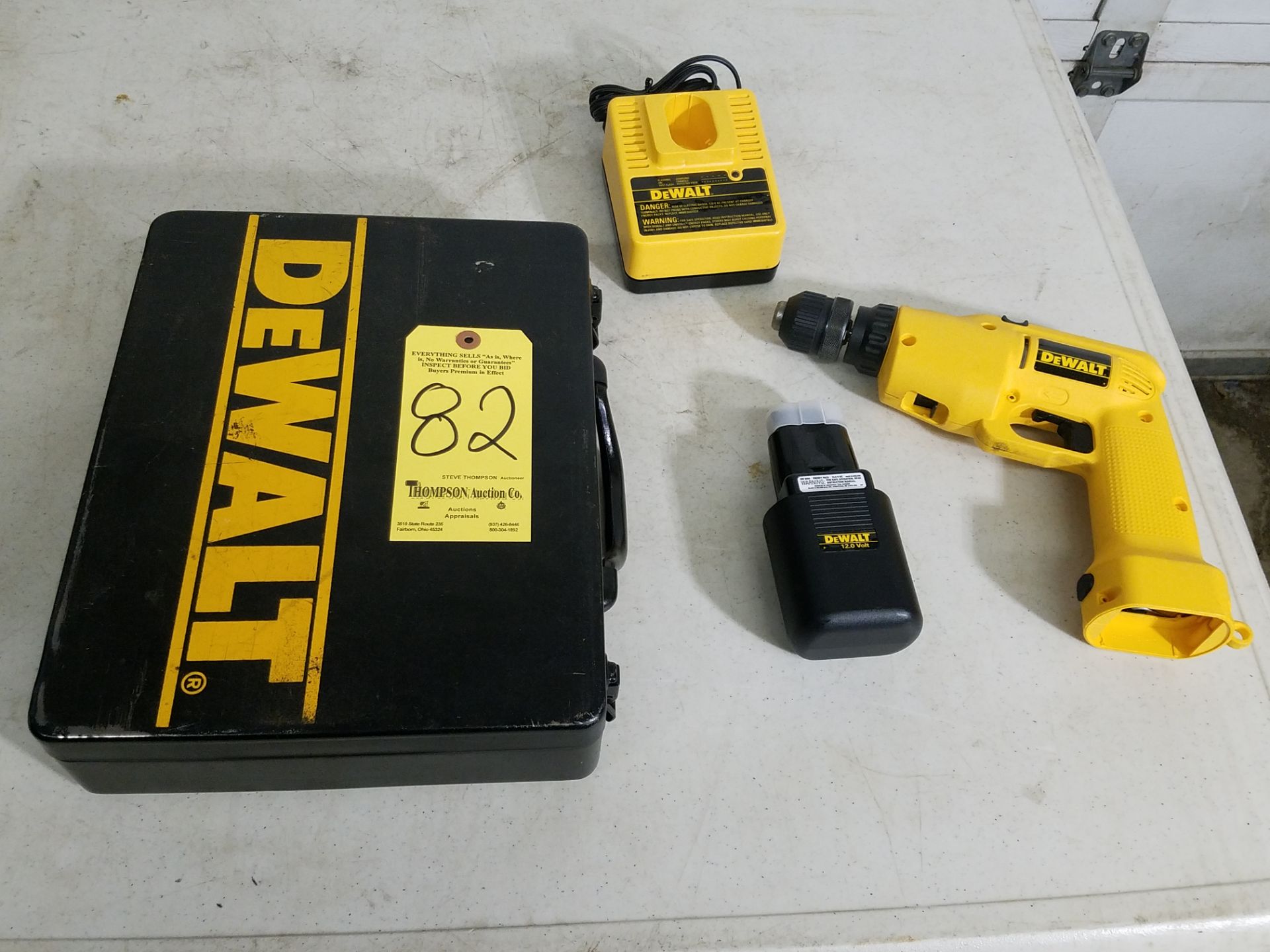 Dewalt 3/8 In. Drill, 12 Volt