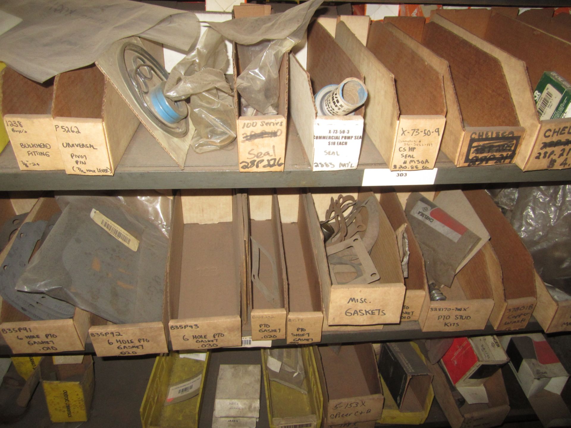 Welded Metal Shelving Unit and Contents - Image 6 of 10