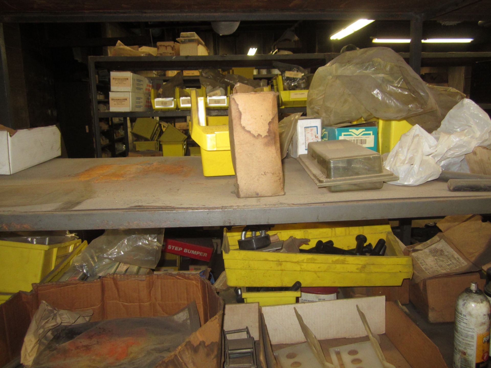 Welded Metal Shelving Unit and Contents - Image 4 of 6