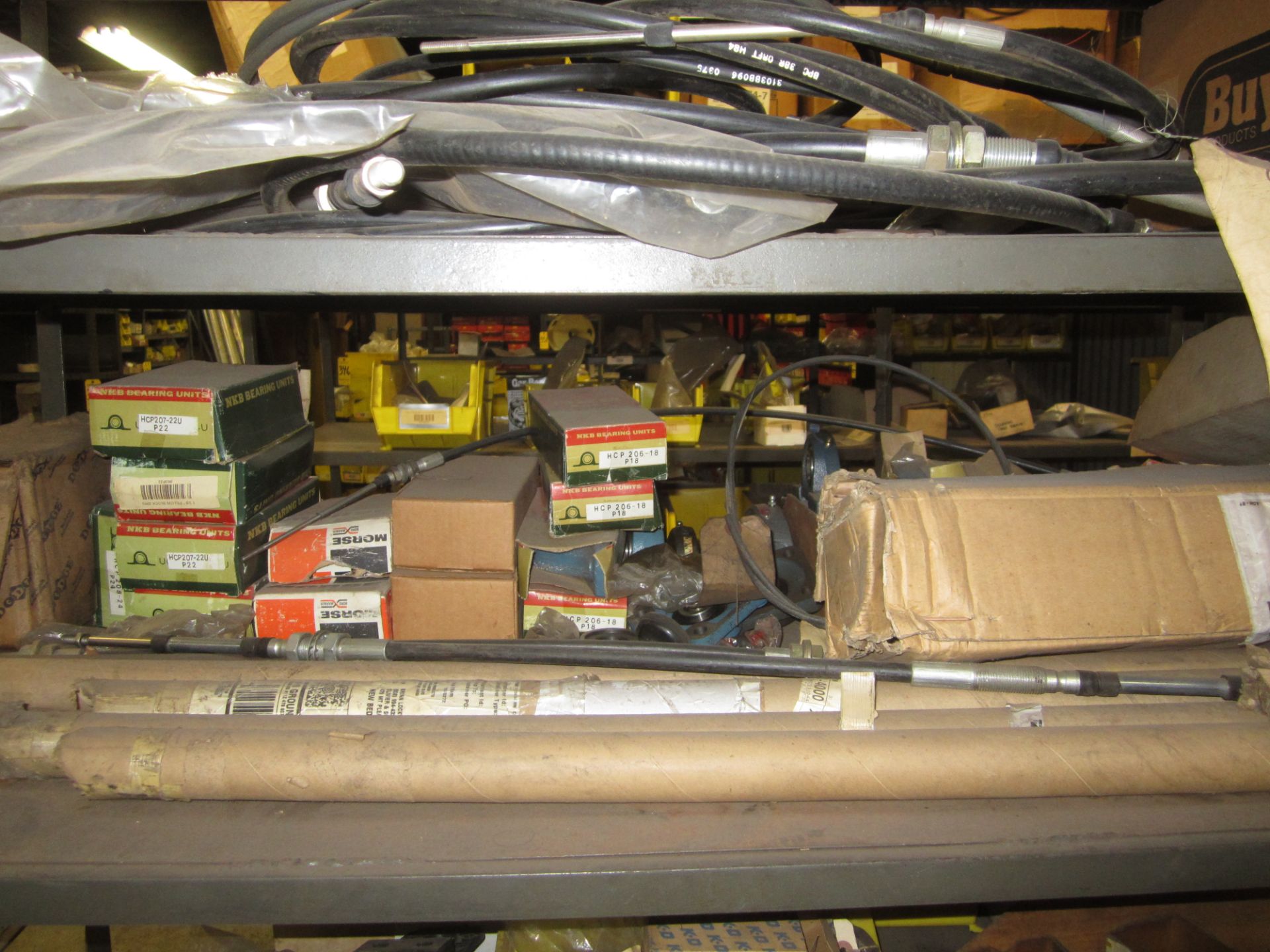 Welded Metal Shelving Unit and Contents - Image 3 of 10