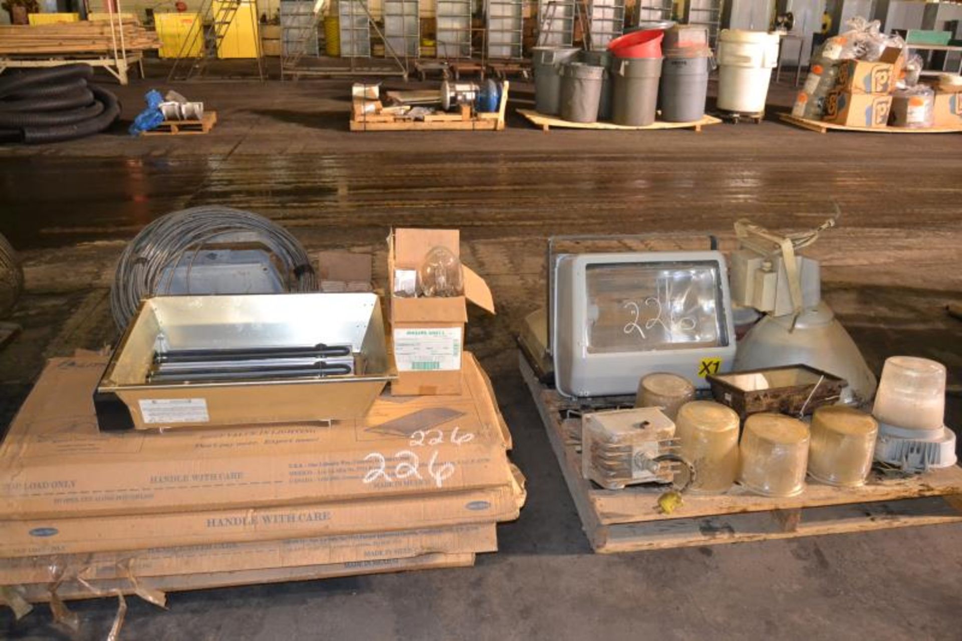 (2) PALLETS OF ELECTRIAL & HEATERS