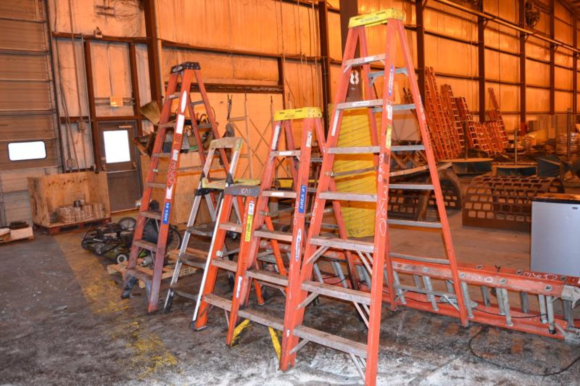 LOT OF LADDERS - Image 2 of 2