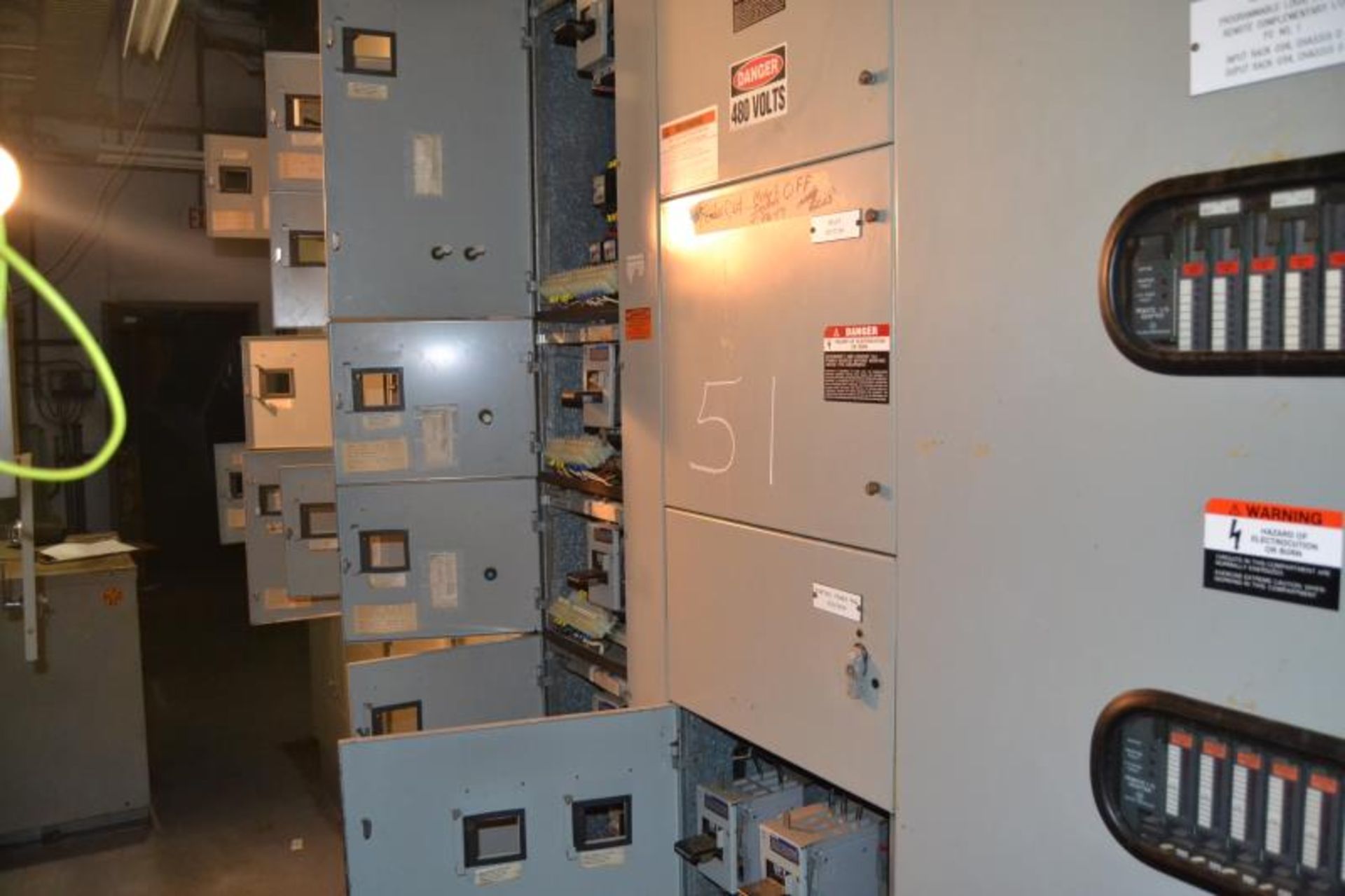 SIEMENS-ALLIS 14 SECTION 800 AMP MCC PANEL - Image 2 of 5