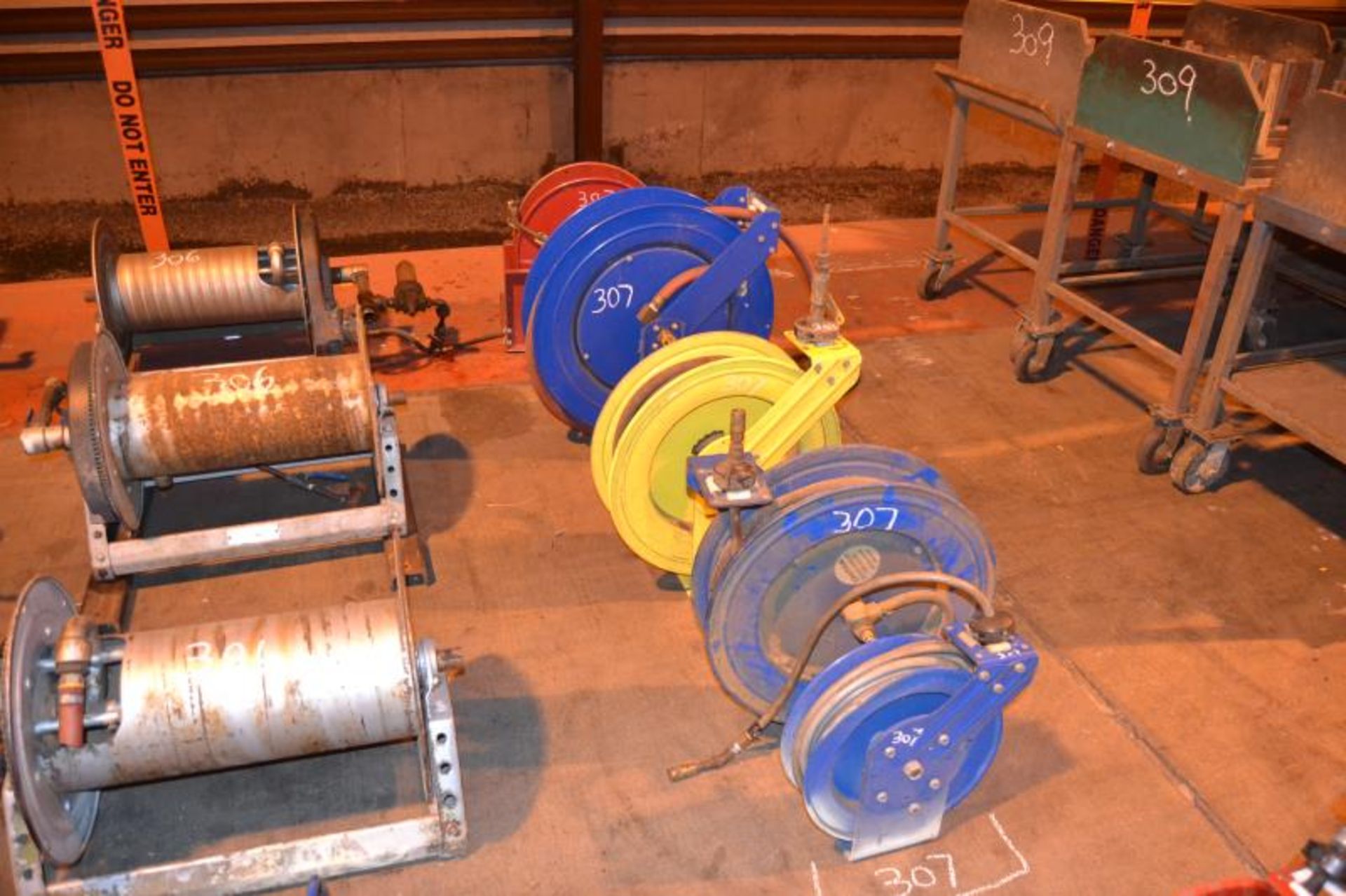 (5) AIR HOSE REELS