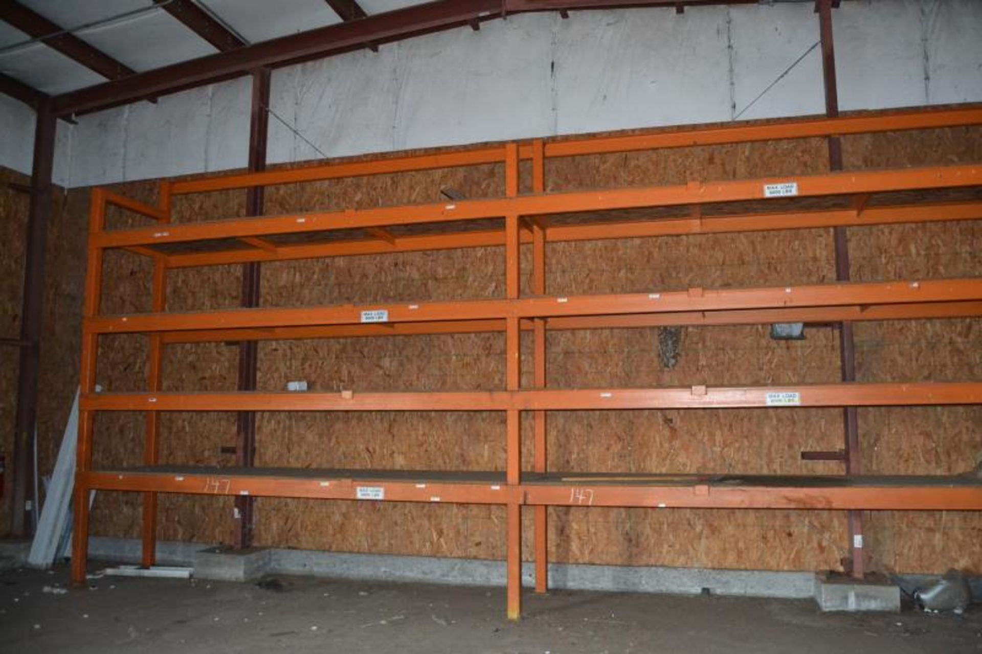 APPROX. 140' OF HEAVY DUTY SHELVING