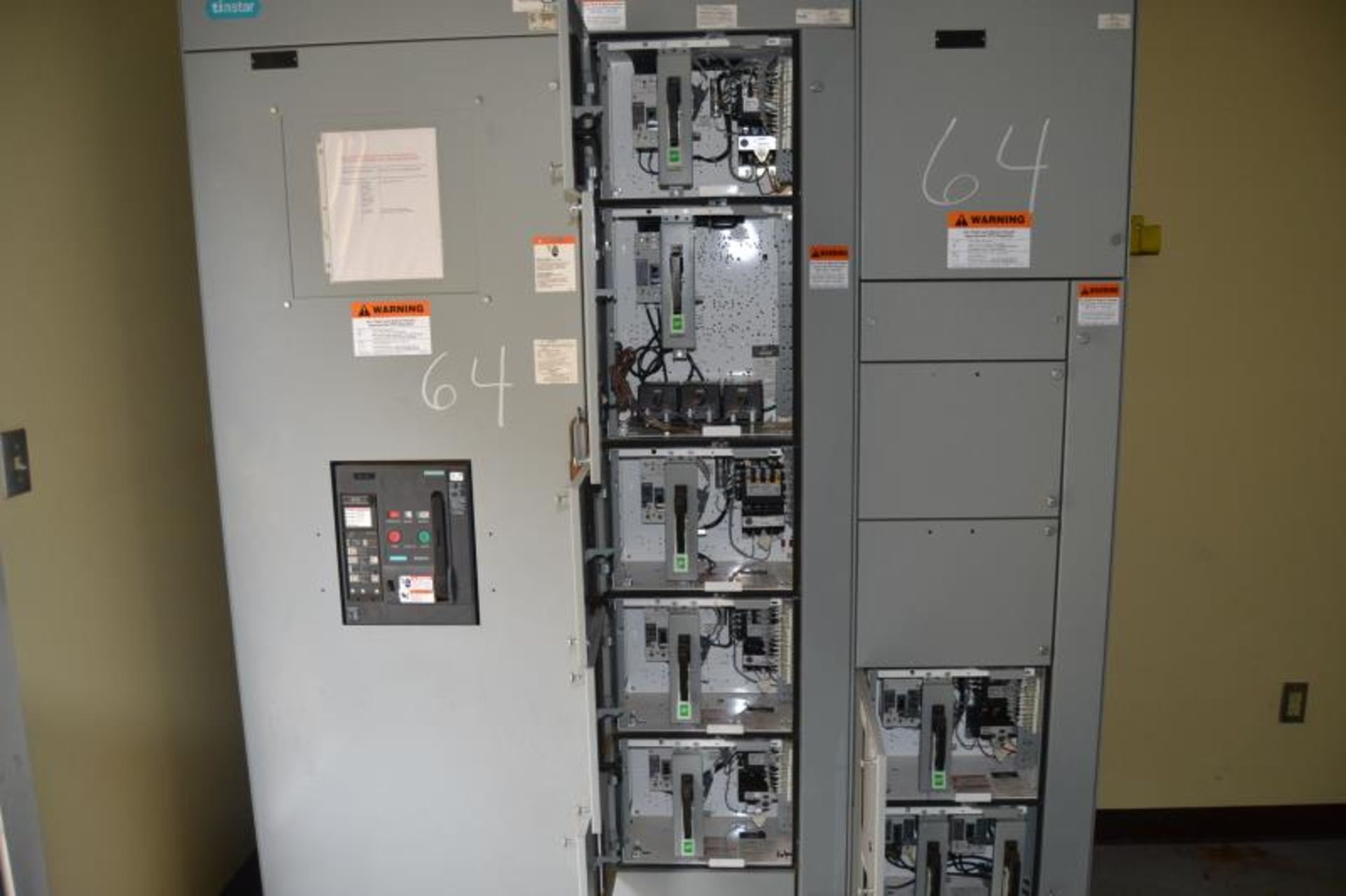 SIEMENS 3 SECTION MCC PANEL