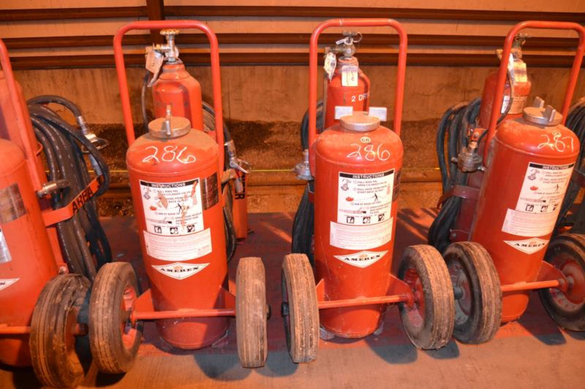 (2) PORTABLE FIRE EXTINGUISHERS