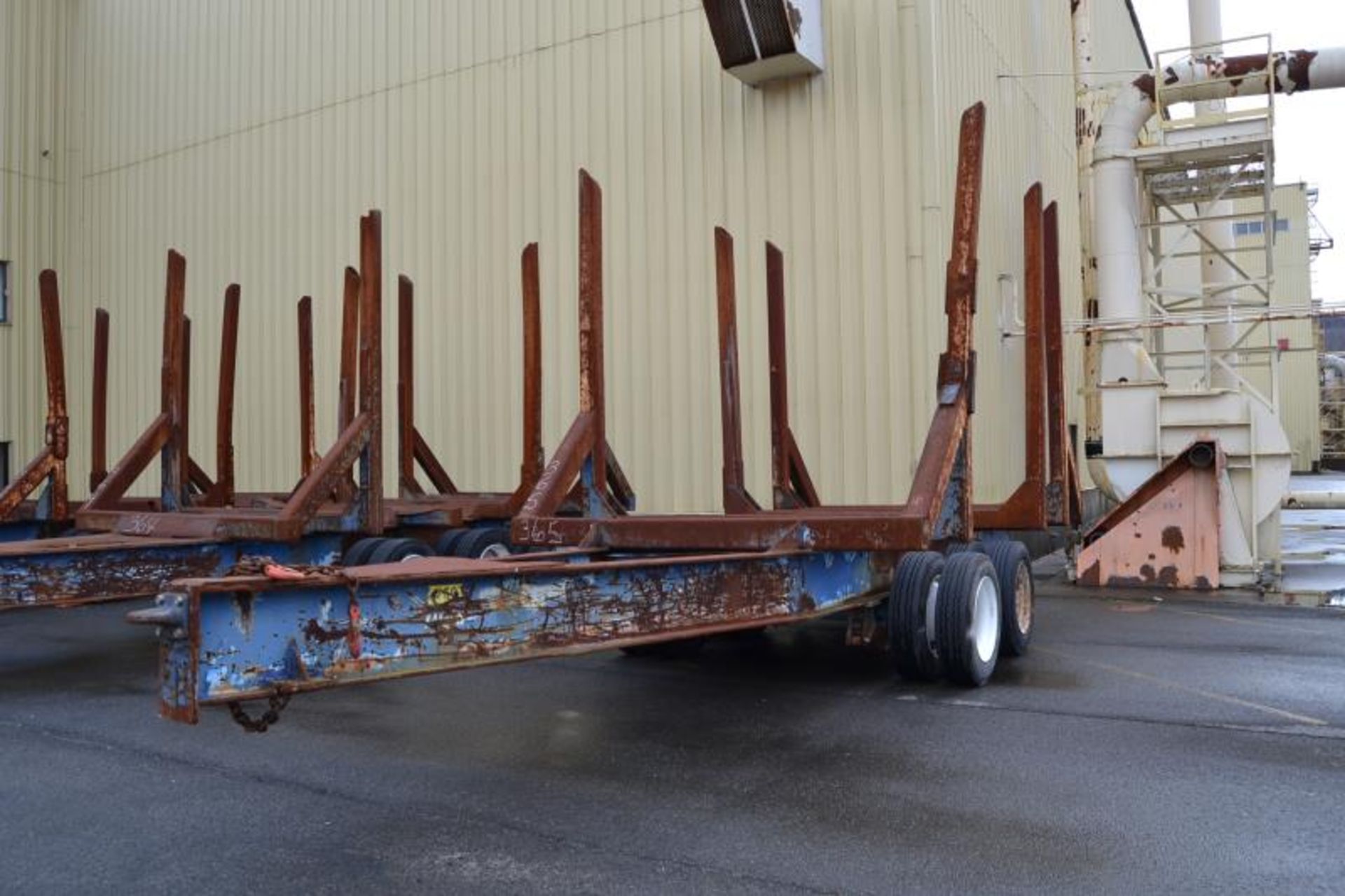 TANDEM AXLE PINTLE HITCH LOG TRAILER