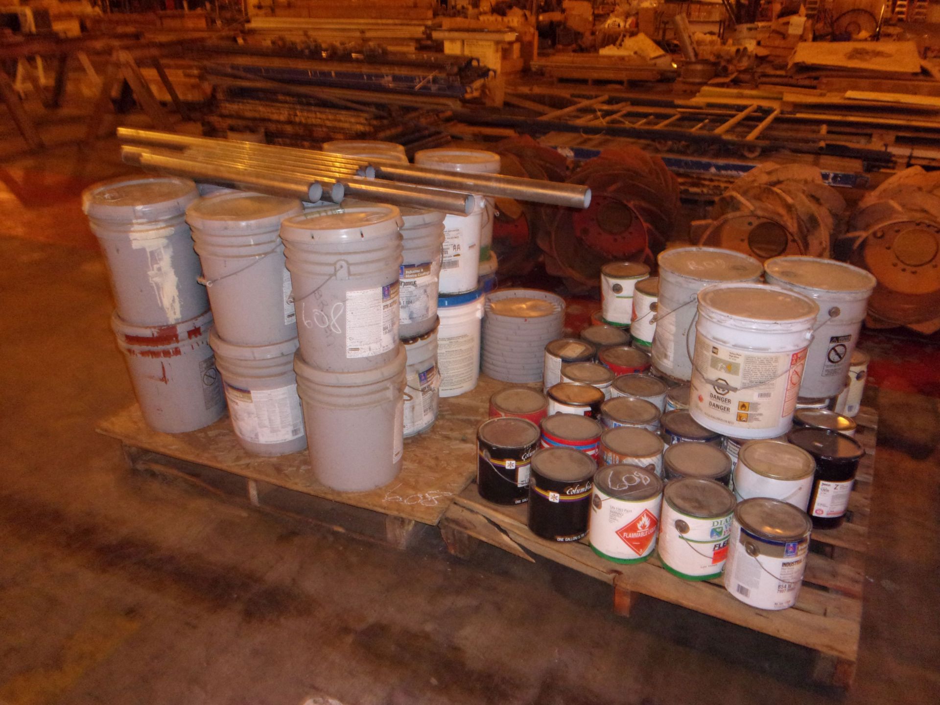 4 PALLETS OF PAINT