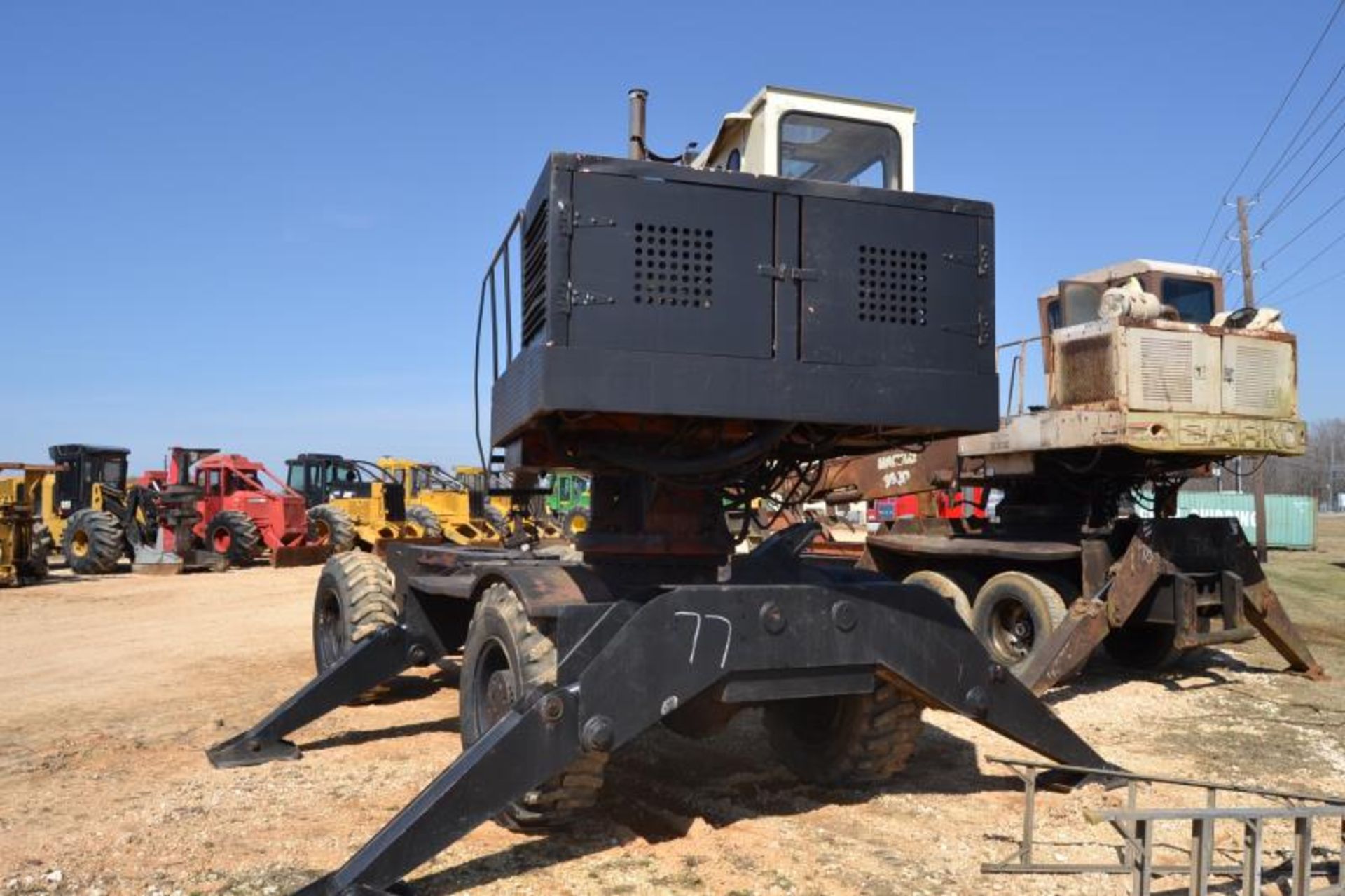 BARKO 160A KNUCKLEBOOM LOADER W/ CONT GRAPPLE W/ JOYSTICK CONTROLS MOUNTED ON ARTICULATING SELF - Image 2 of 4