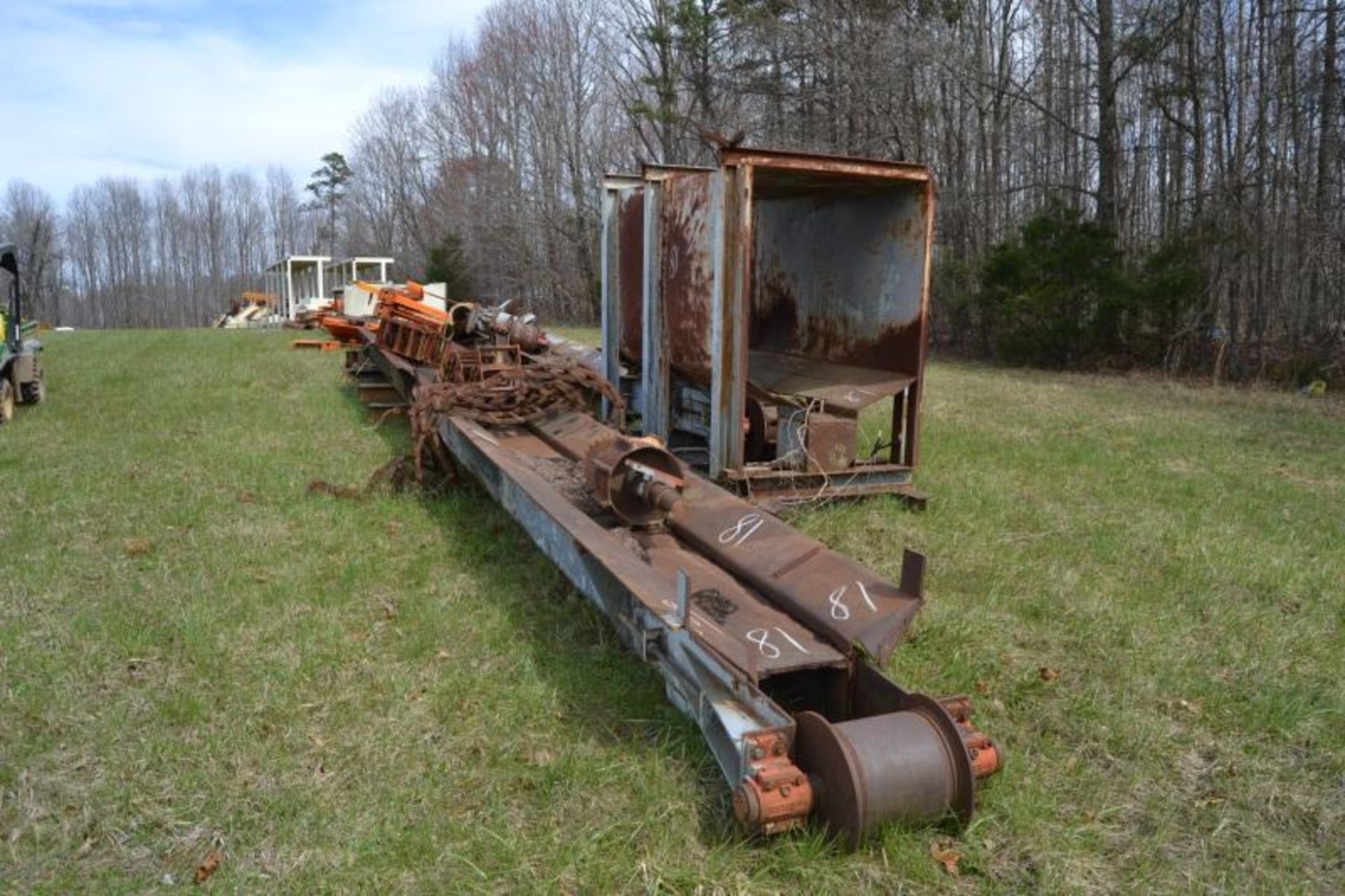 70' OF ENDWISE LOG TROUGH W/ DRIVE