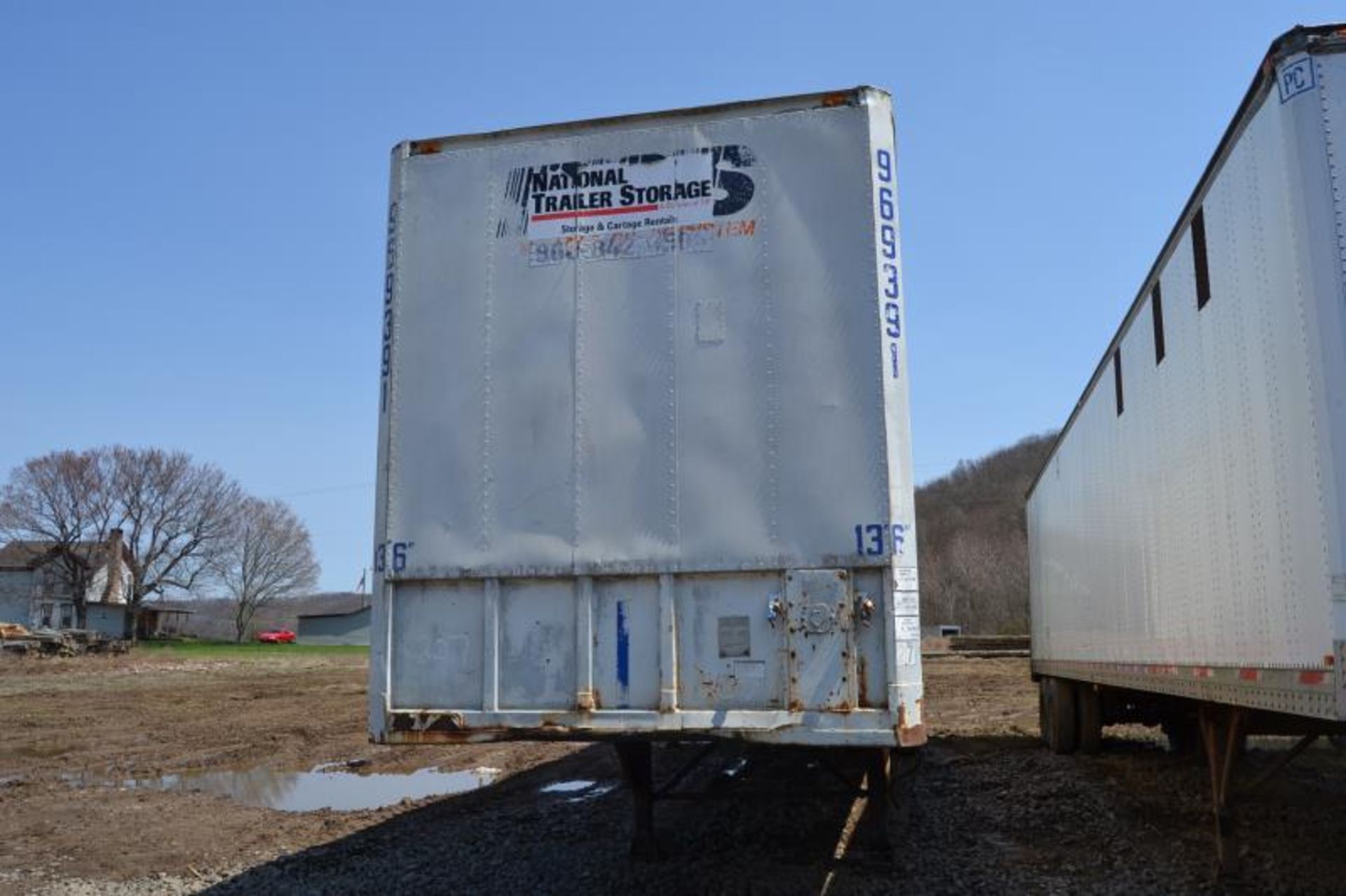 1980 MONON 40' CHIP TRAILER UNIT 27 SN# XP65041936 - Image 2 of 2