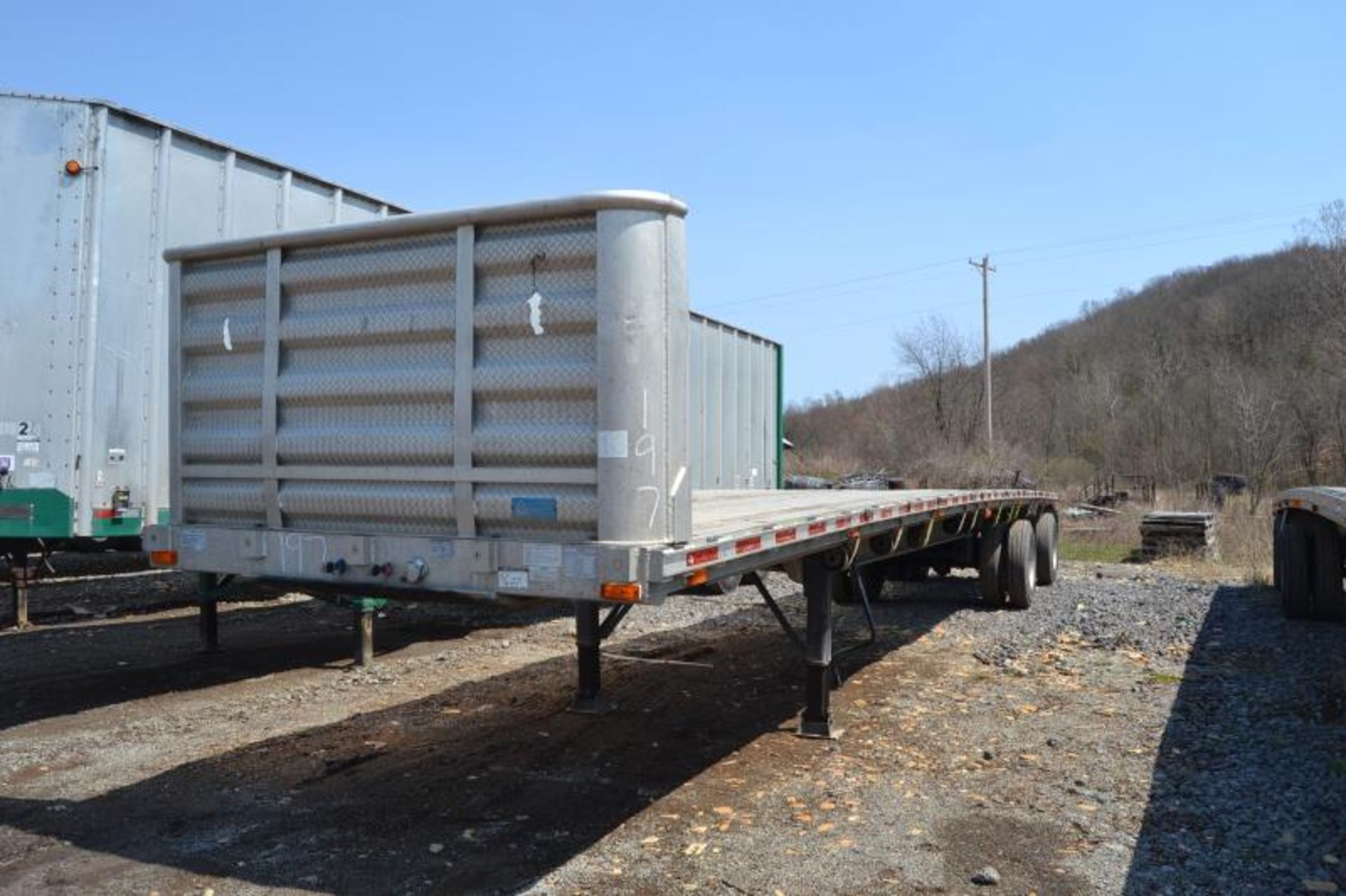 1995 RAVENS 48' X 102" SPREAD AXLE ALL ALUMINUM FLATBED TRAILER #1R1F24821SJ095374 - Image 3 of 3