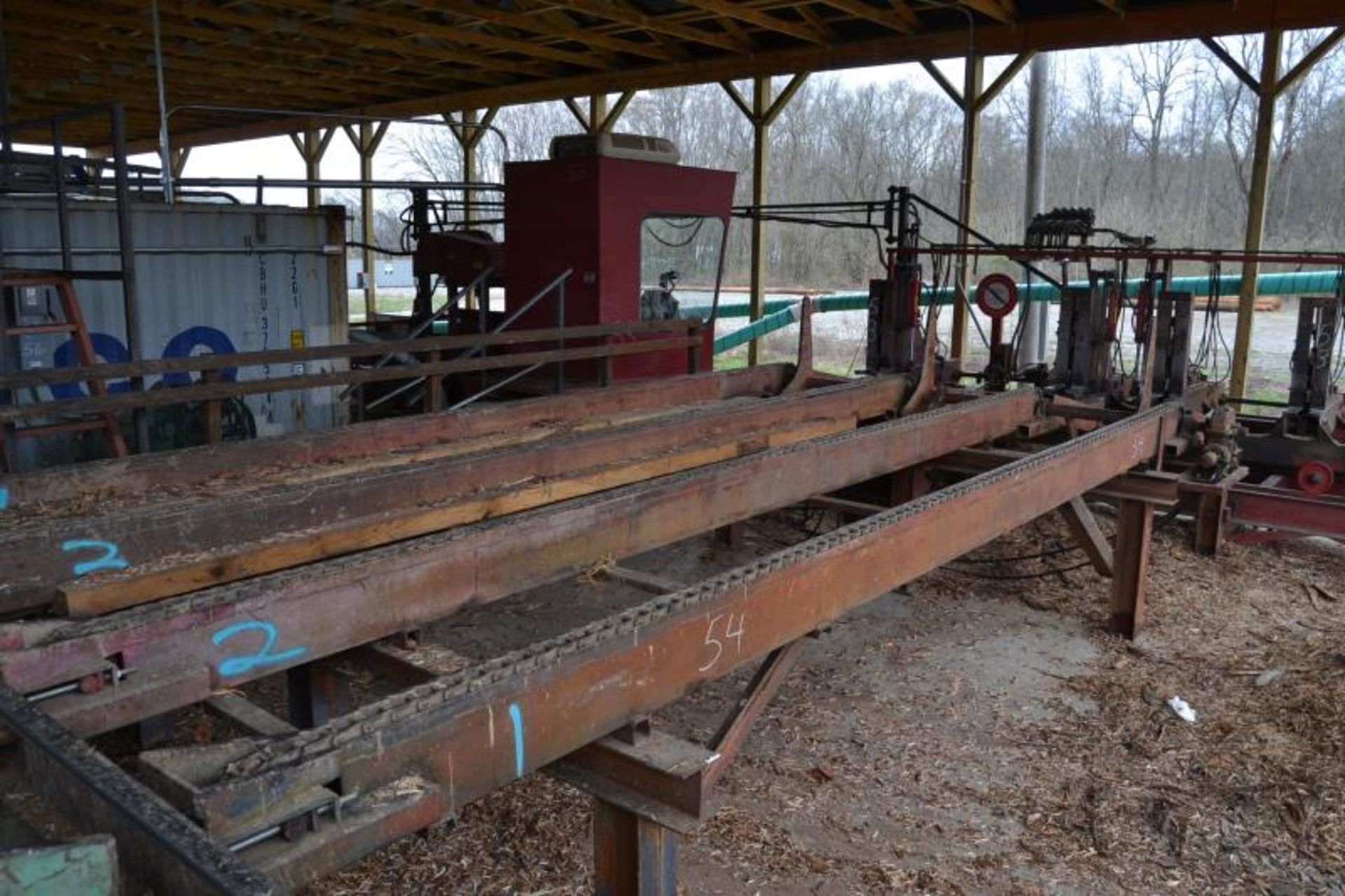 24" X 31' CONCAVE BELT CONVEYOR; W/DRIVE LOCATED UNDER DEBARKER - Image 3 of 3