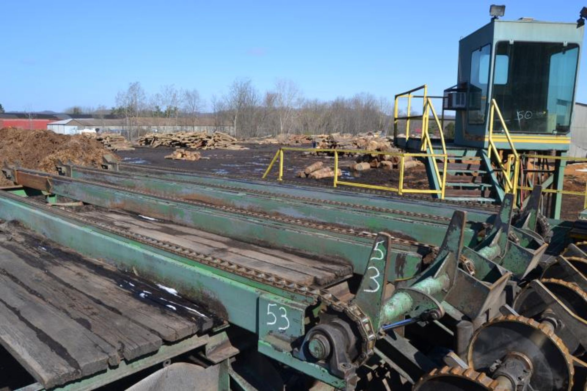 WINSTON 30' 4 STRAND HEAVY DUTY LOG DECK W/4 ARM STOP & LOADER; HEAVY DUTY DRIVE - Image 2 of 8