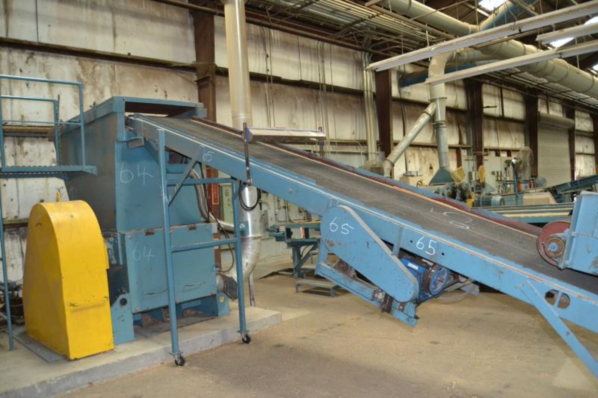 27" X 16' INCLINE BELT CONVEYOR;W/DRIVE