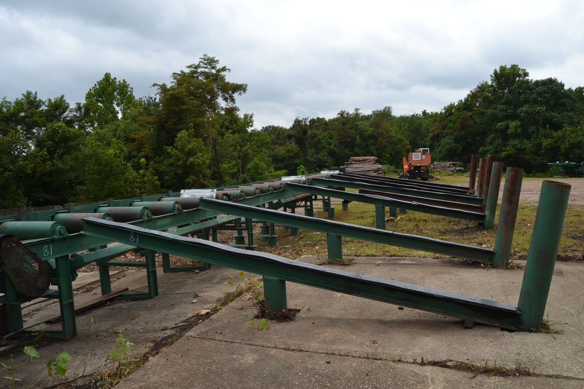 RECART 28" X 70' 3 SECTION TIE SORTING SYSTEM W/ CONTROLS