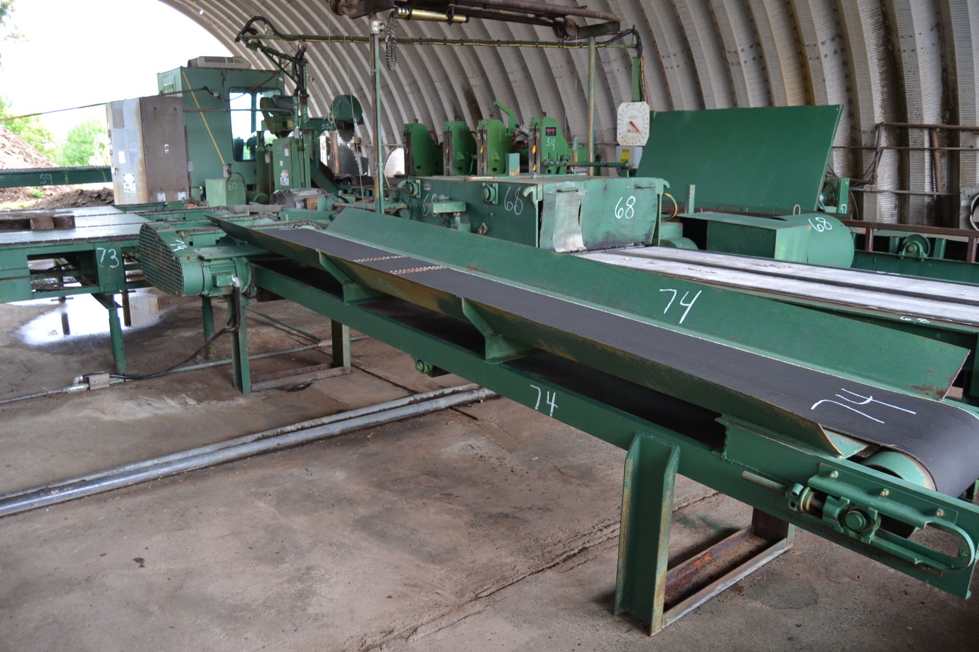 RECKART 22"X12' BELT CONVEYOR W/ DRIVE