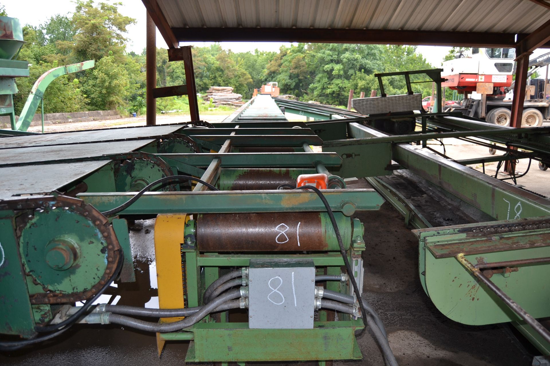 RECART 28" X 70' 3 SECTION TIE SORTING SYSTEM W/ CONTROLS - Image 3 of 6