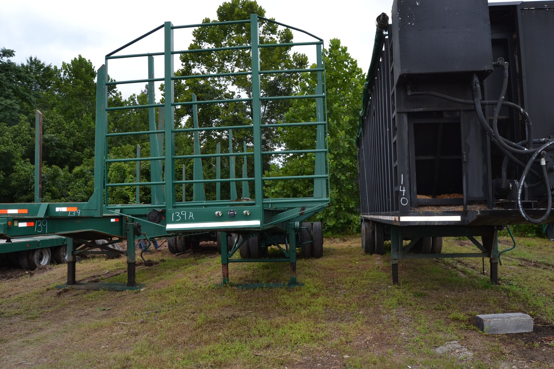 38' DOUBLE BUNK LOG TRAILER