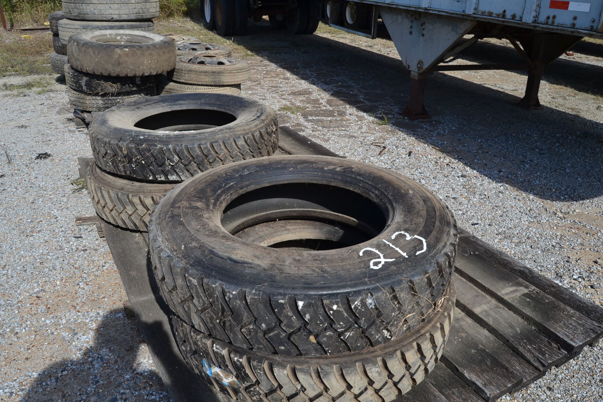 (4) 11R245 TIRES