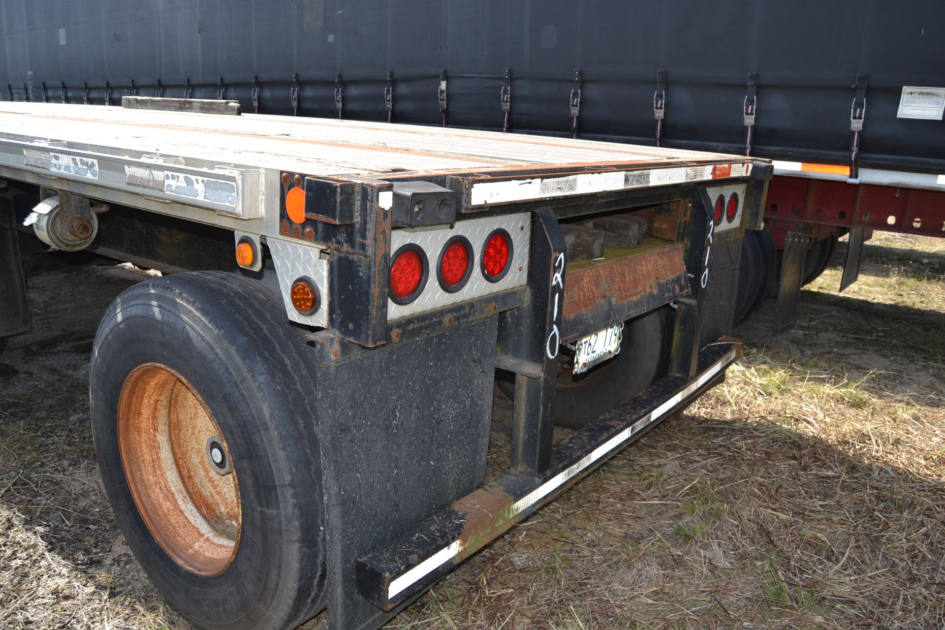 2003 FONTAINE 48' SPREAD AXLE FLATBED TRAILER - Image 3 of 3