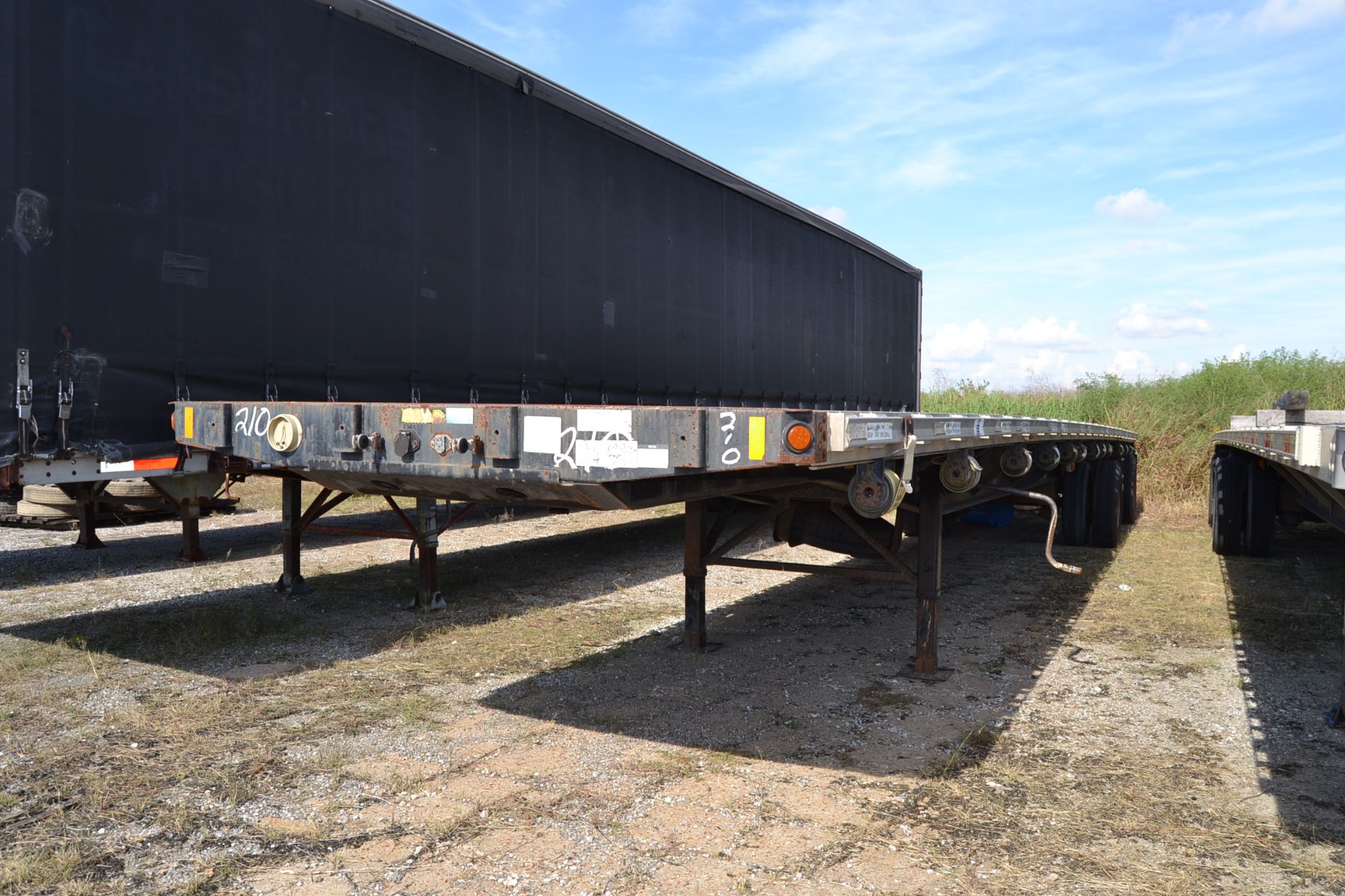 2003 FONTAINE 48' SPREAD AXLE FLATBED TRAILER