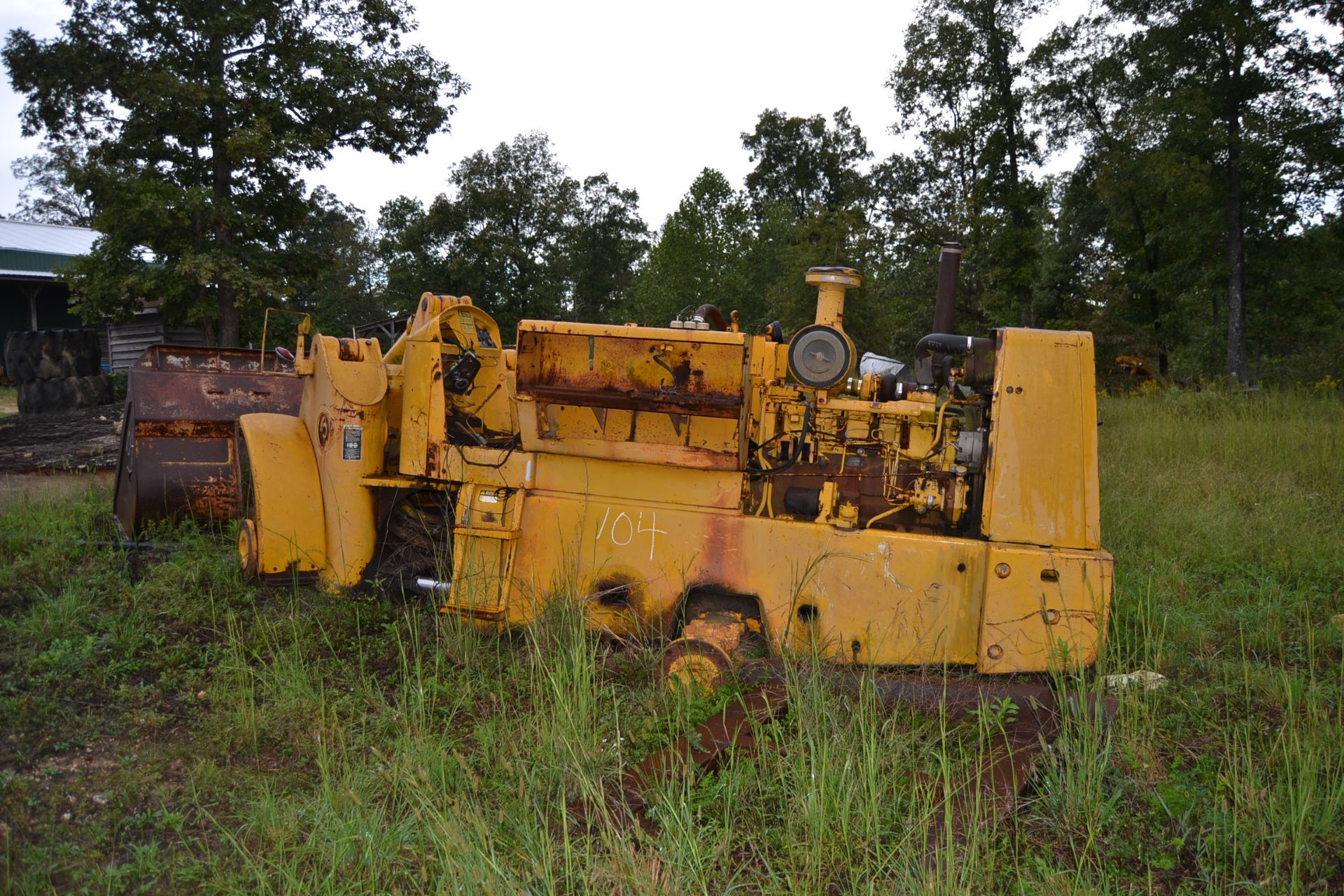 JOHN DEERE 644B ARTICULATING WHEEL LOADER FOR PARTS - Image 2 of 2