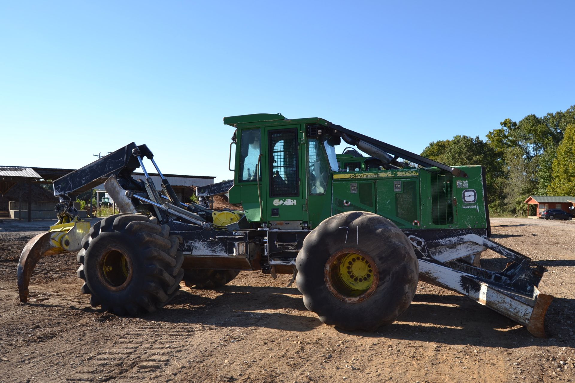 JOHN DEERE 648H DUAL ARCH GRAPPLE SKIDDER W/WINCH; W/4007 HOURS SN# 659135 - Image 3 of 4