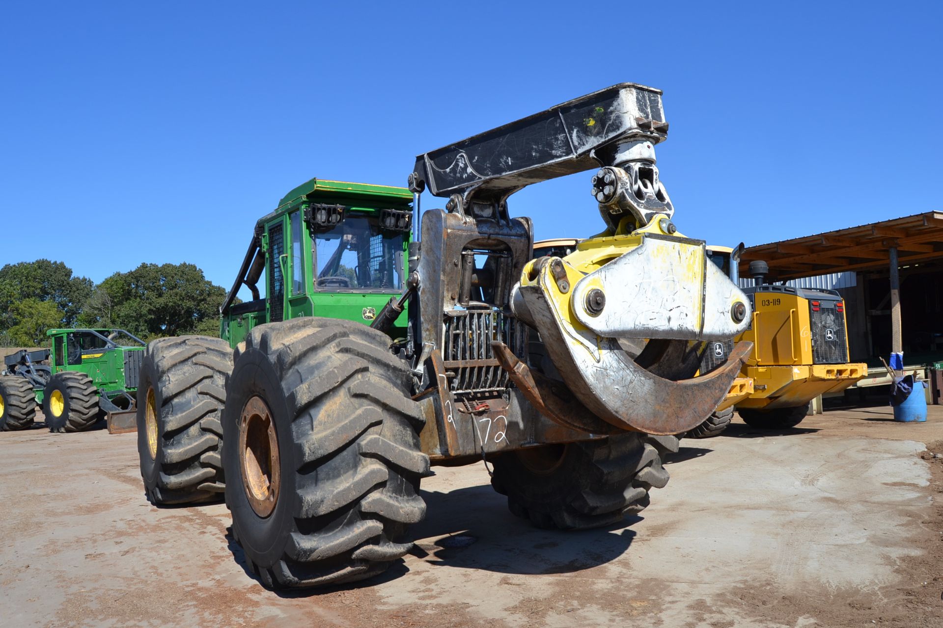 JOHN DEERE 748H DUAL ARCH GRAPPLE SKIDDER W/WINCH SN# JA0629738