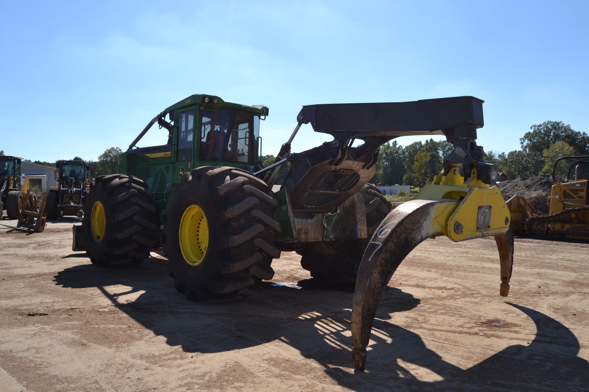 JOHN DEERE 848L DUAL ARCH GRAPPLE SKIDDER W/WINCH W/4291 HOURS SN# PFF673736 - Image 4 of 4