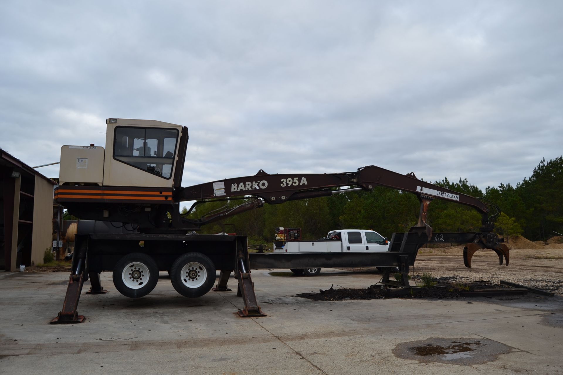 BARKO 395A KNUCKLEBOOM LOADER W/ CONT GRAPPLE W/ JOY STICK CONTROLS W/ CUMMINS ENGINE2794 HRS