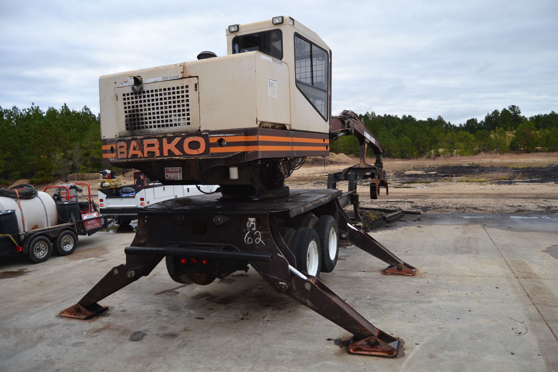 BARKO 395A KNUCKLEBOOM LOADER W/ CONT GRAPPLE W/ JOY STICK CONTROLS W/ CUMMINS ENGINE2794 HRS - Image 2 of 2