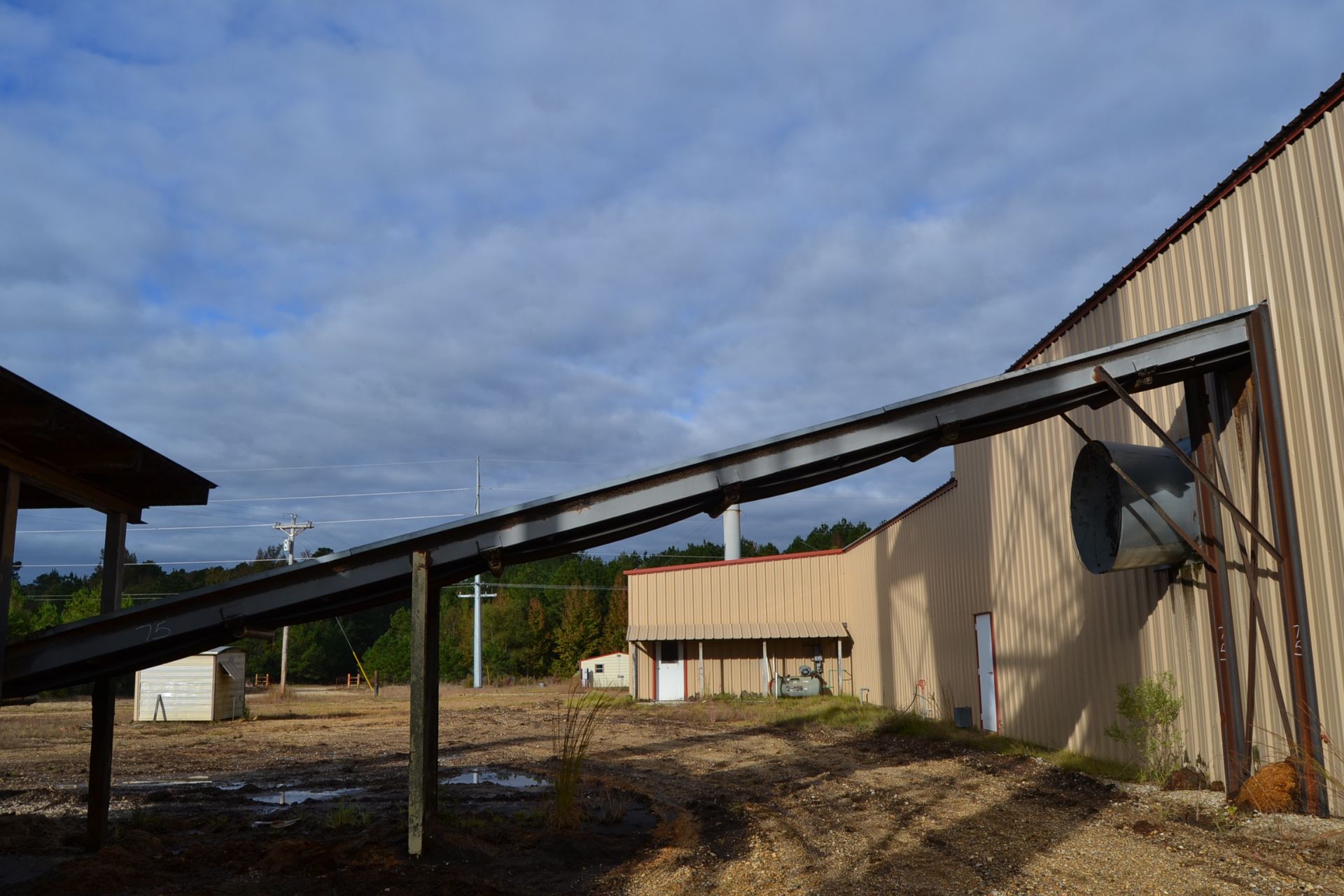 36"X75' BELT CONVEYOR W/ DRIVE