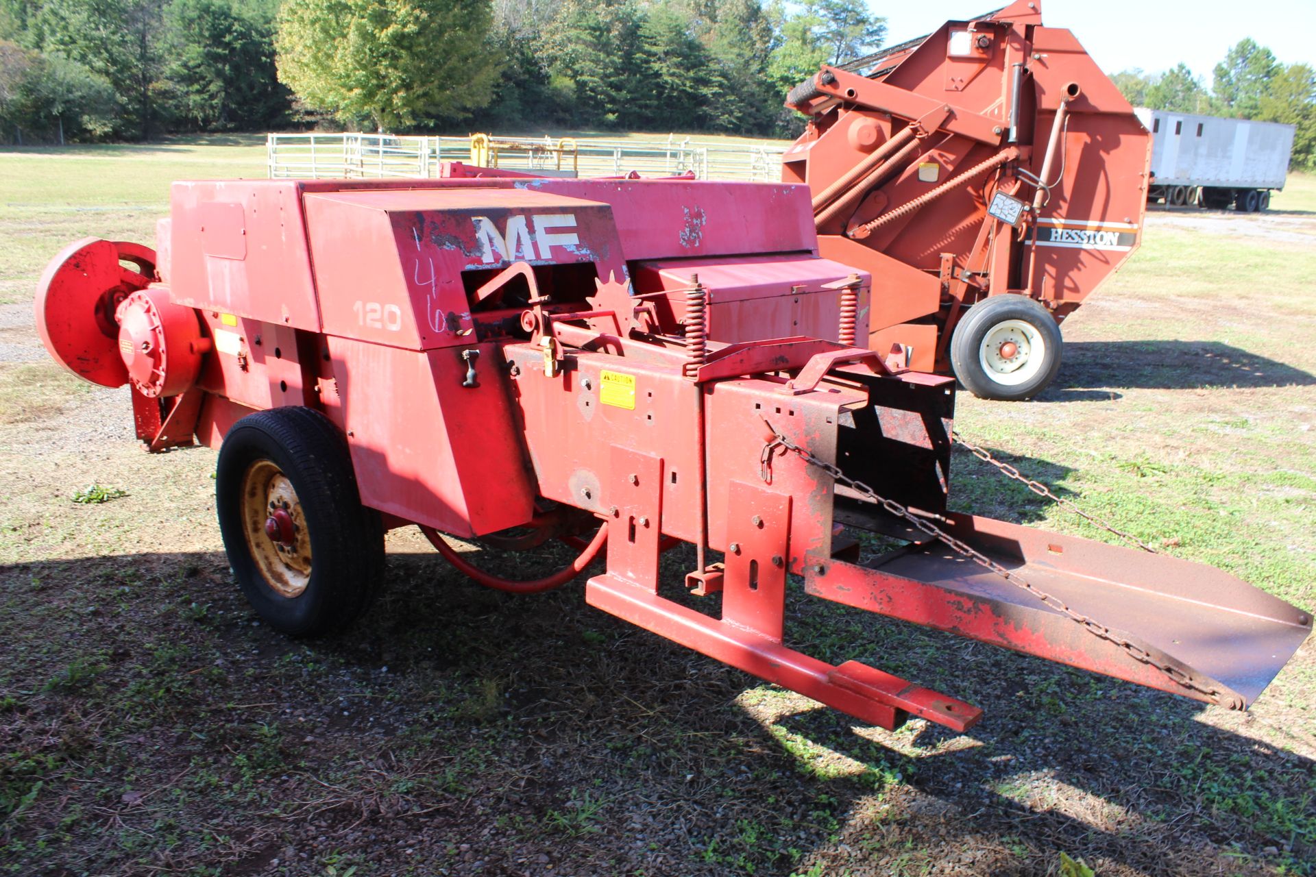 120 MASSEY FERGUSON SQUARE BALER - Image 2 of 2