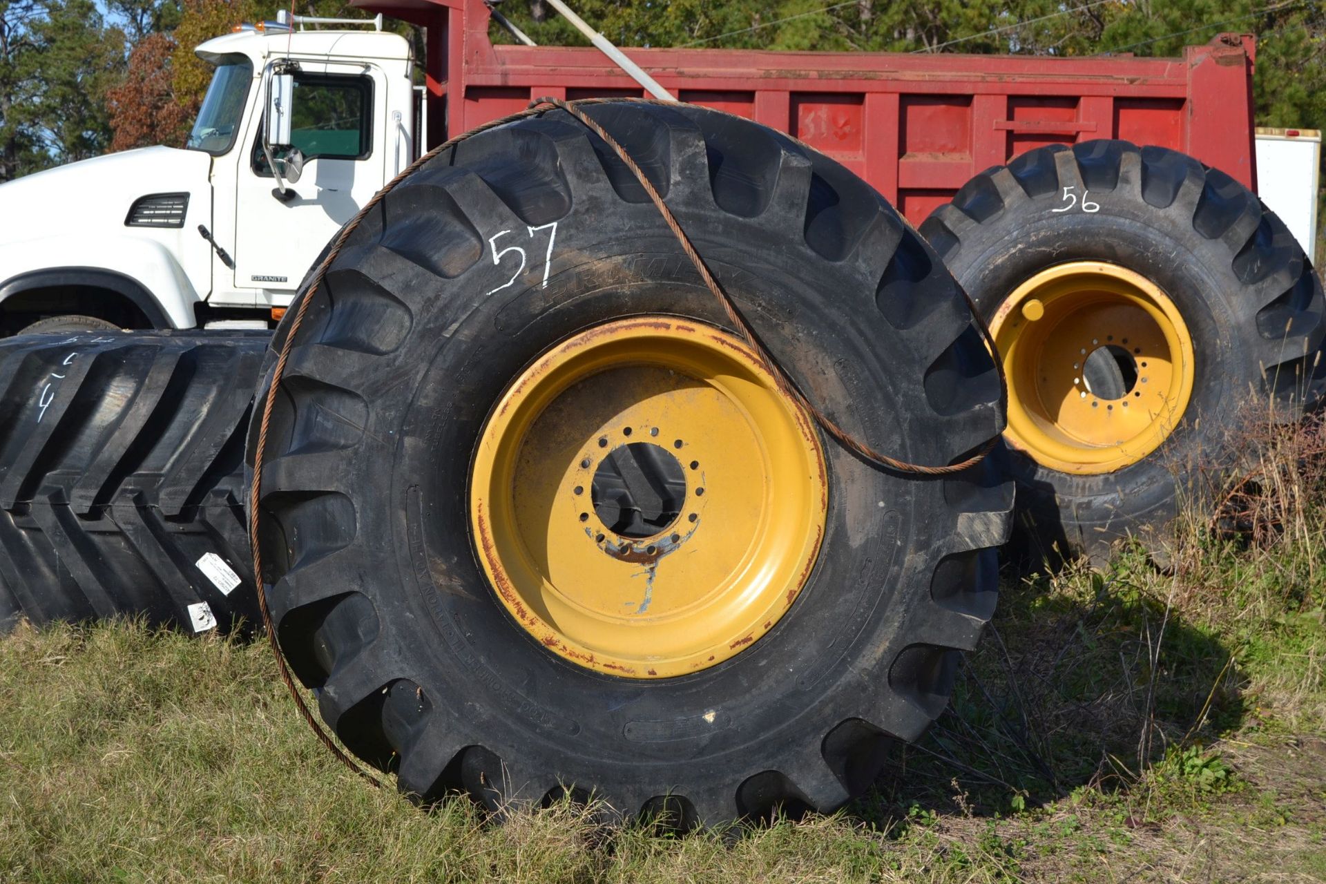 (1) NEW PRIMEX 4400 TIRES 14 LUGS FOR TIGERCAT OR JOHN DEERE