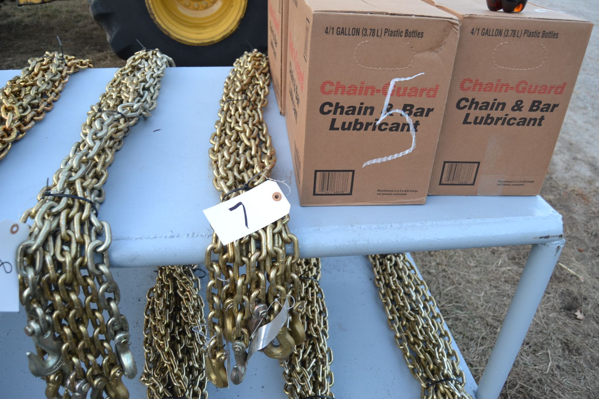 4 NEW 10' EQUIPMENT CHAINS