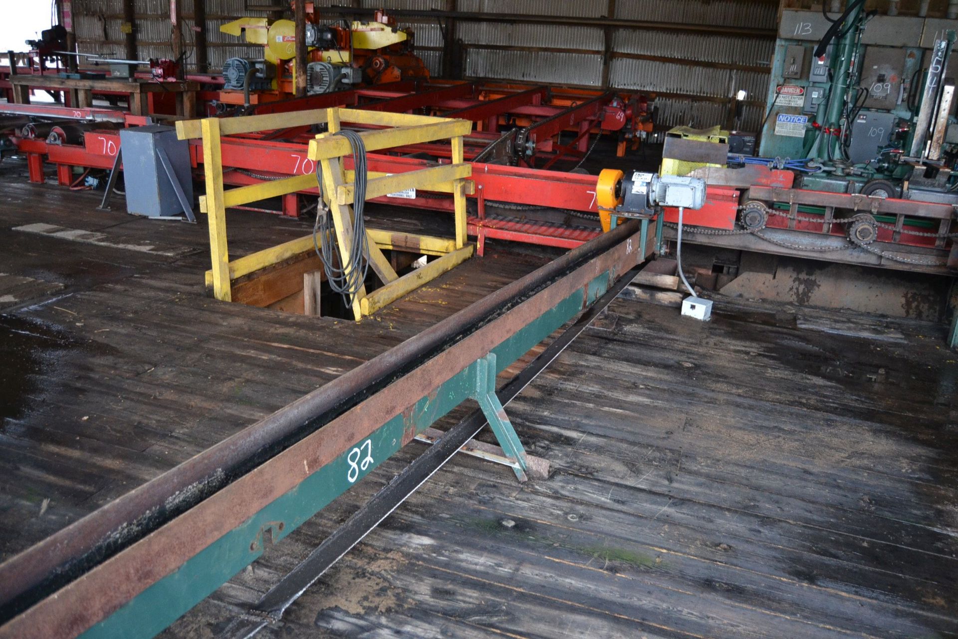 6" X 21' BELT CONVEYOR ; W/DRIVE - Image 2 of 2