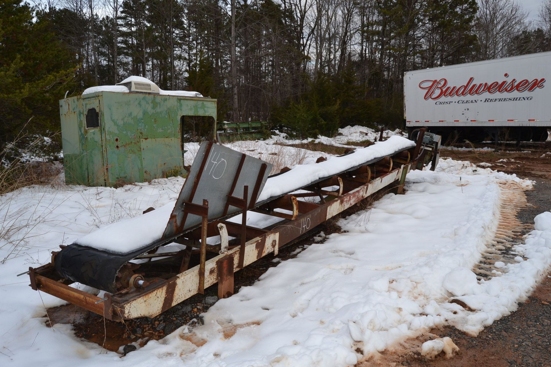 24" X 30' CONCAVE BELT CONVEYOR; W/DRIVE - Image 2 of 2