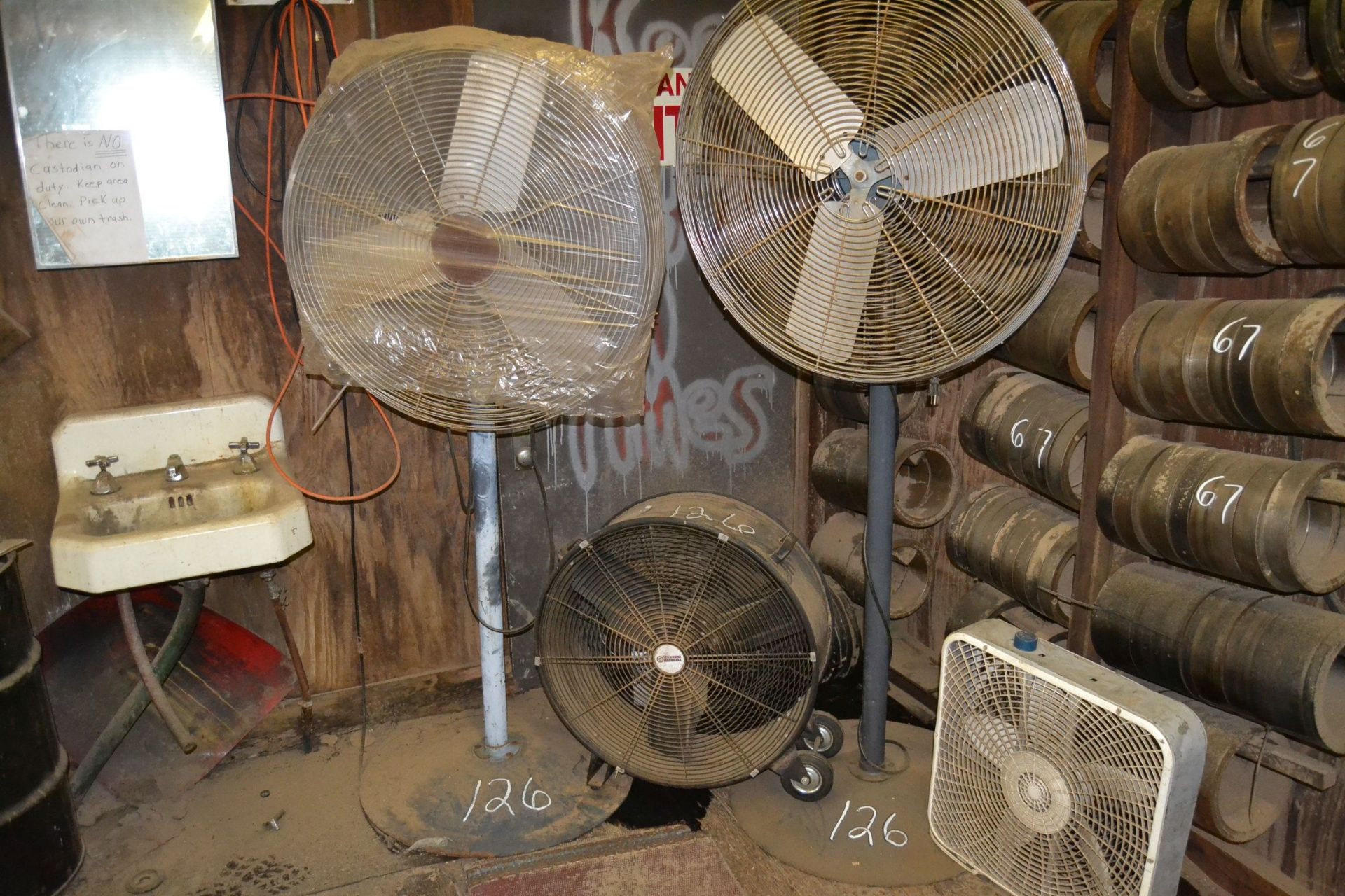 (3) SHOP FANS - Image 2 of 2