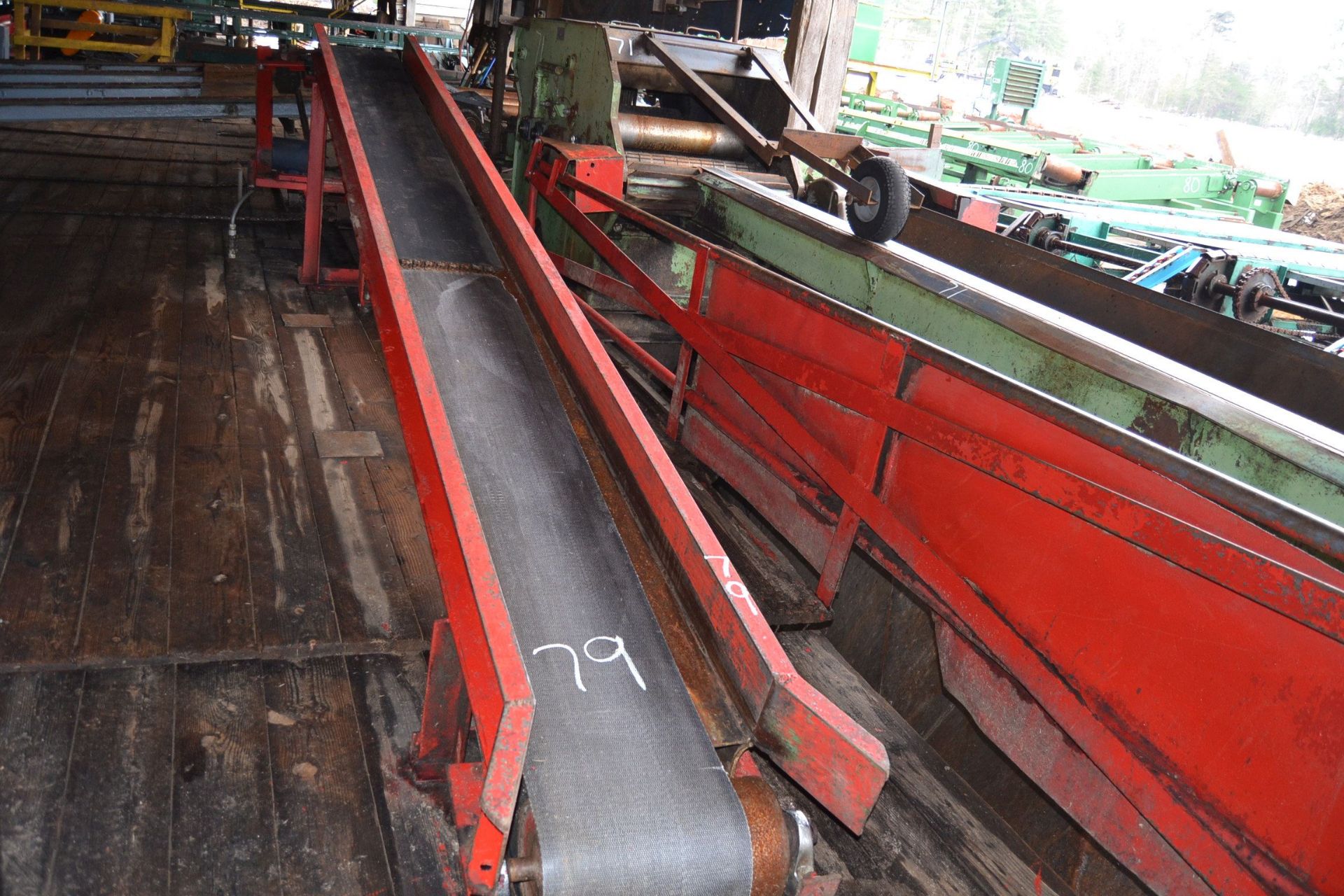 16" X 17' INCLINE BELT CONVEYOR W/DRIVE