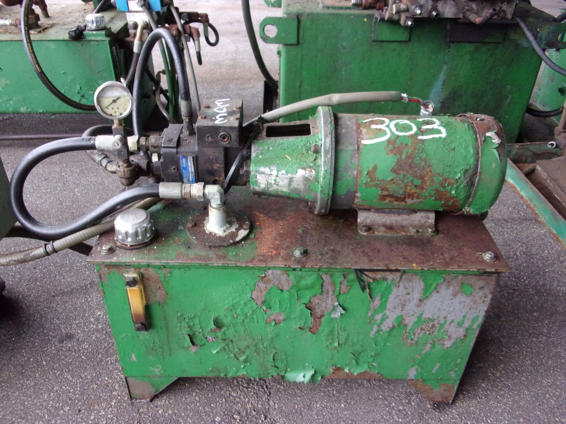 HYDRAULIC POWER PACK W/ 5 HP MOTOR - Image 2 of 2