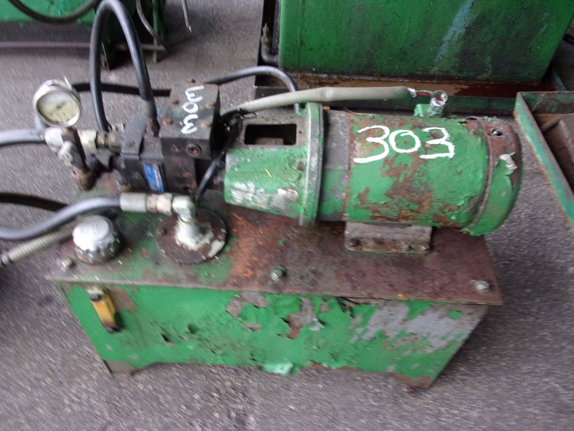 HYDRAULIC POWER PACK W/ 5 HP MOTOR